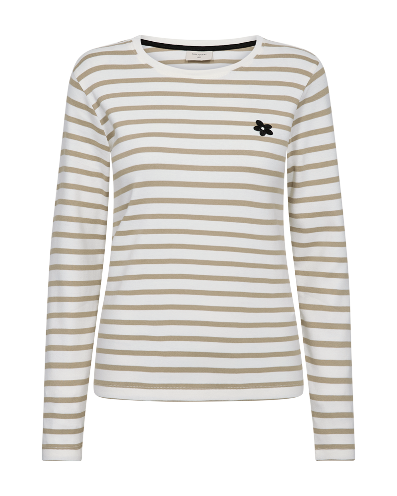 FREEQUENT Langarmshirt »FQFAMILA-TEE« im Streifen-Design