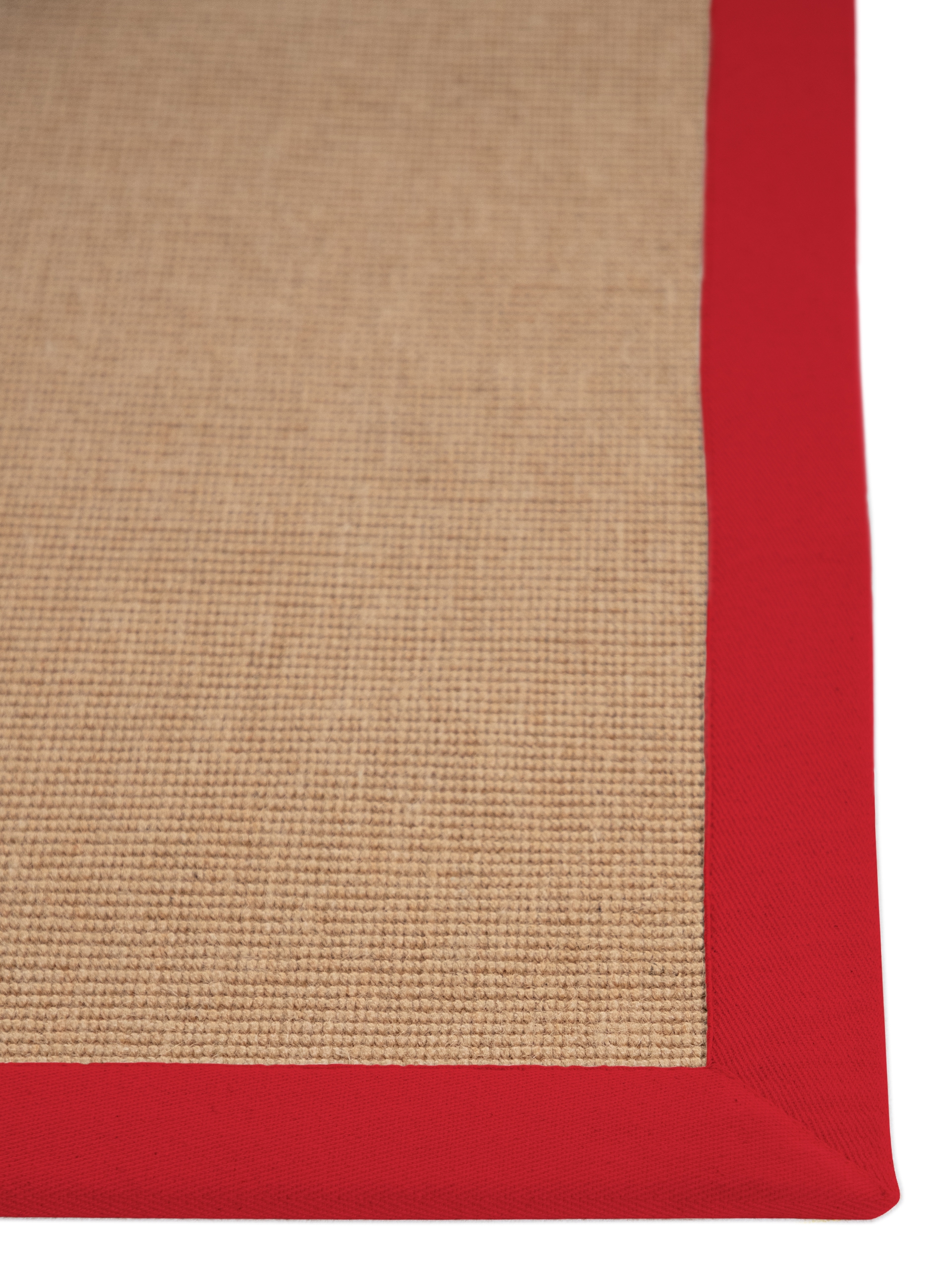 carpetfine Läufer »Sisal«, rechteckig, 5 mm Höhe, mit farbiger Bordüre, Anti Rutsch Rückseite