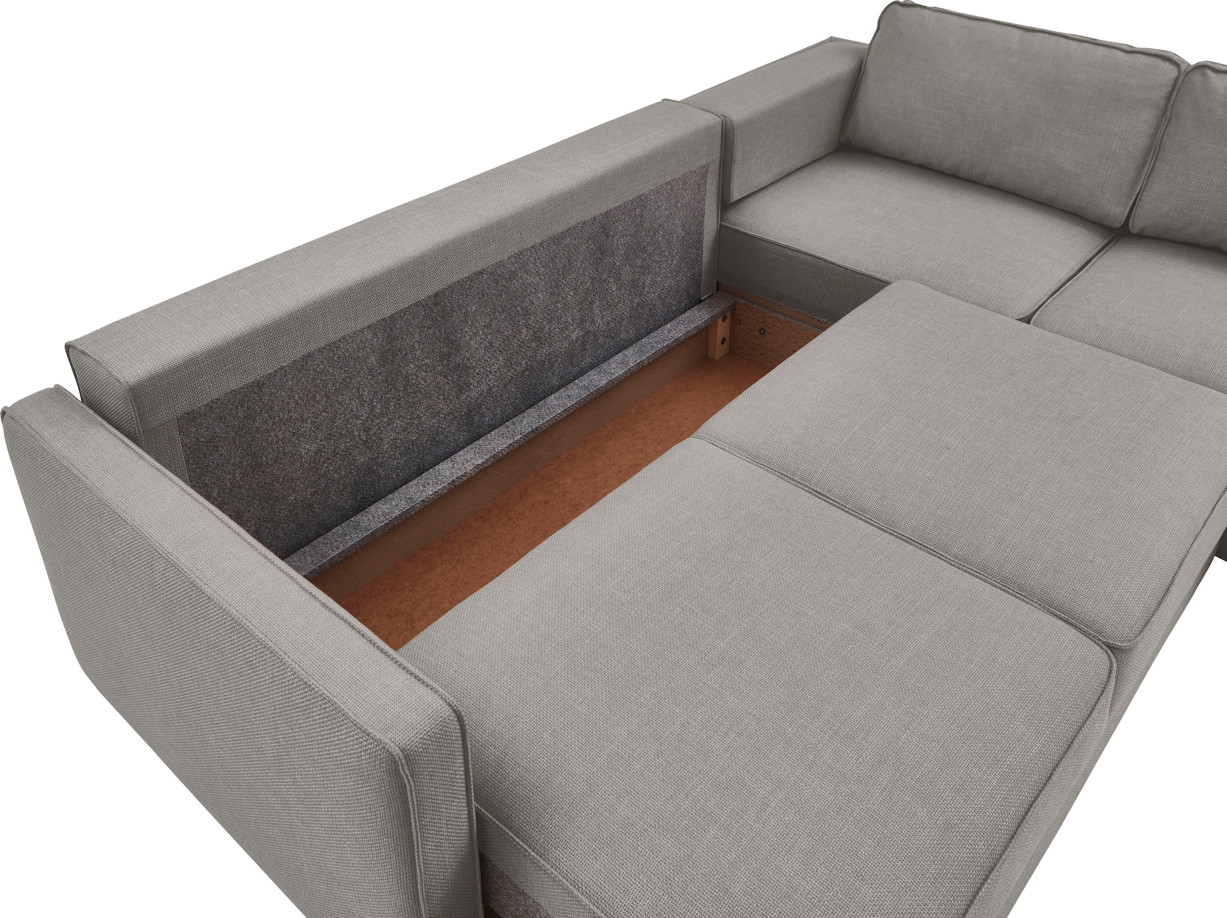 ATLANTIC home collection Schlafsofa »Chill«, Ecksofa mit Bettfunktion und Bettkasten