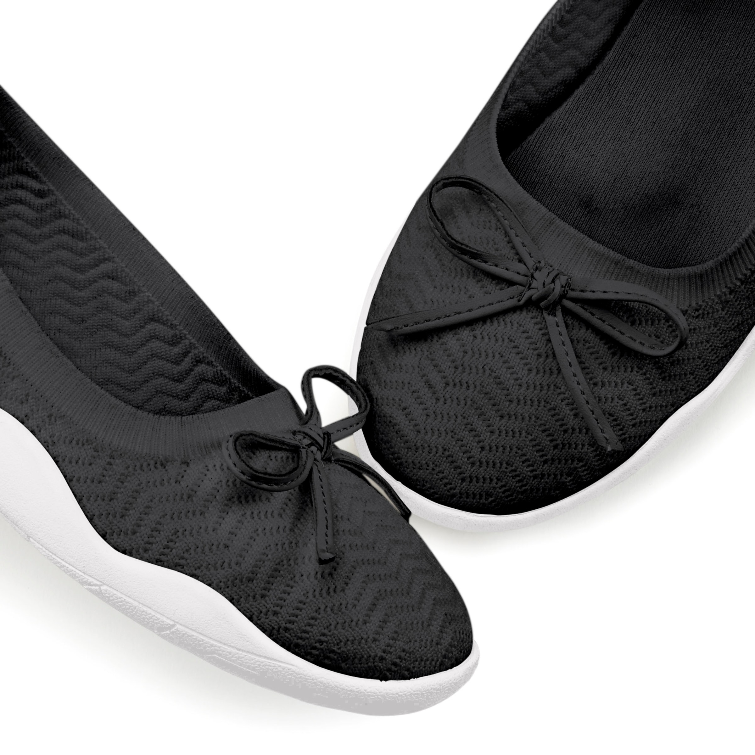 LASCANA Sneaker Ballerinas, mit flacher & flexibler Sohle, superleicht, Slipper, Halbschuh VEGAN