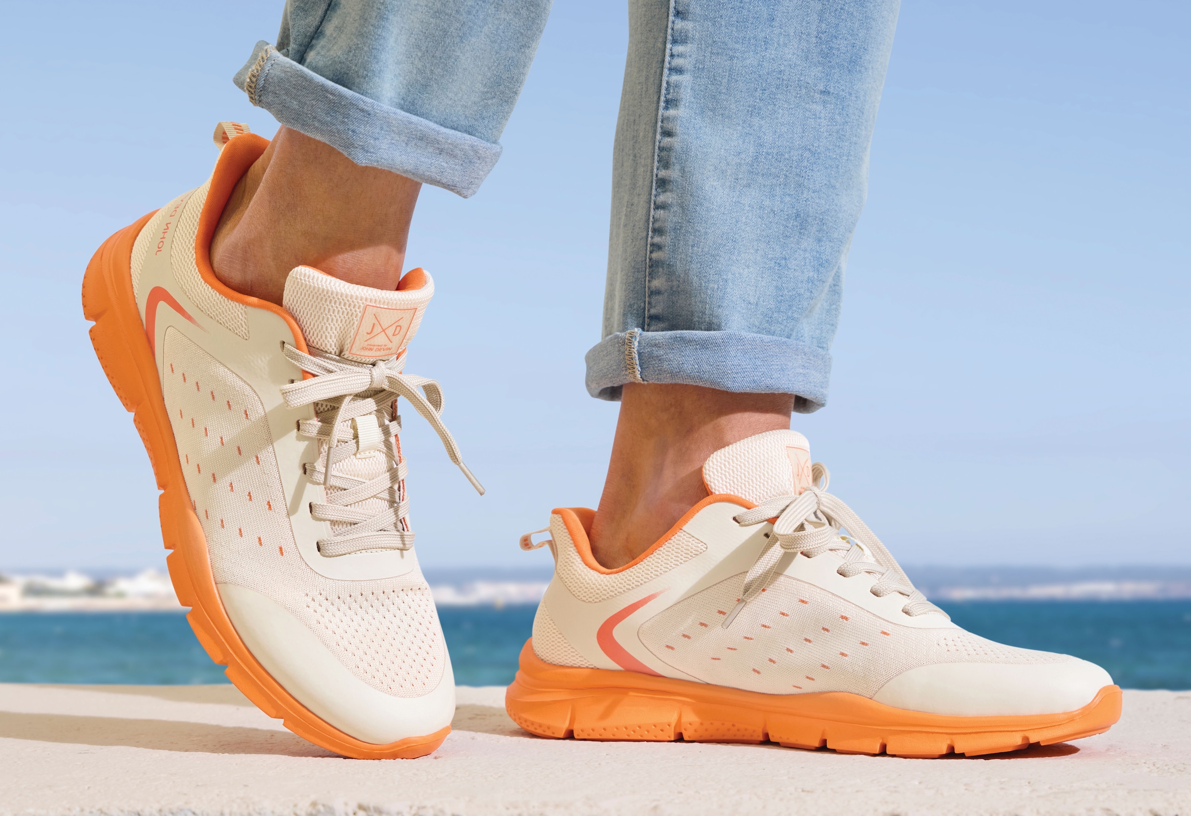 John Devin Sneaker »Schnürschuh«  im Sport-Look, Freizeitschuhe, Schnürhalbschuhe, Halbschuh VEGAN