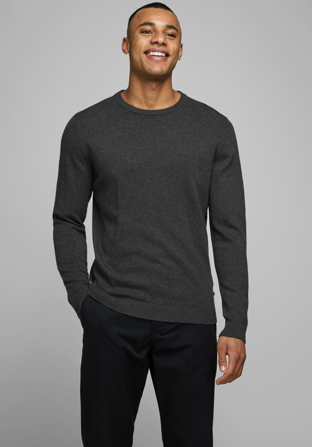 Jack & Jones Rundhalspullover »BASIC KNIT CREW NECK«