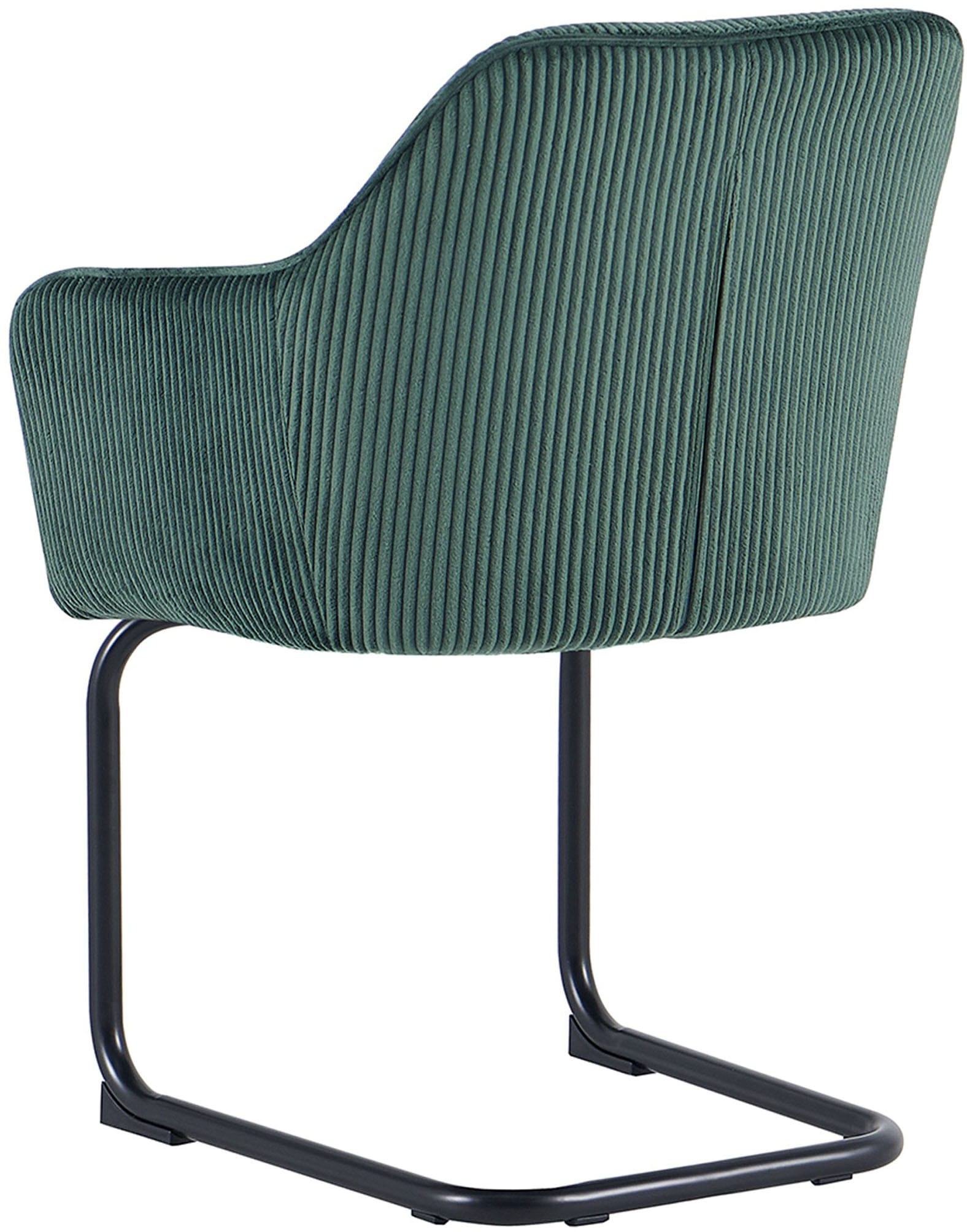 byLIVING Freischwinger »ELBA« (Set) 2 Stk.Grob-Cord, 110 kg, 180° drehbar Rückholfunktion, Schwingstuhlgestell