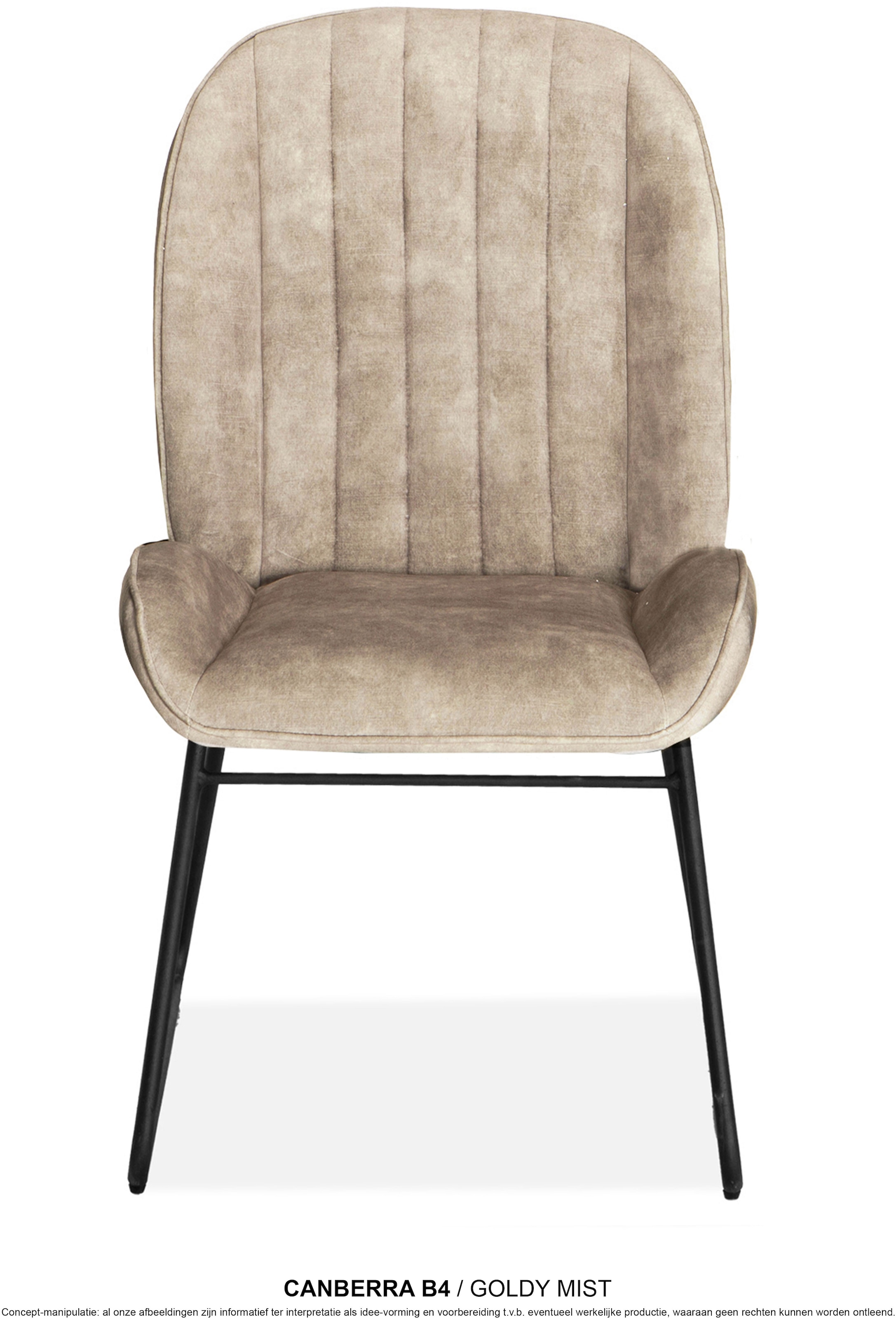 OMG Design Esszimmerstuhl »Canberra« (Set) 1 Stk.Esszimmerstuhl, pflegeleichter Samtvelour Bezug