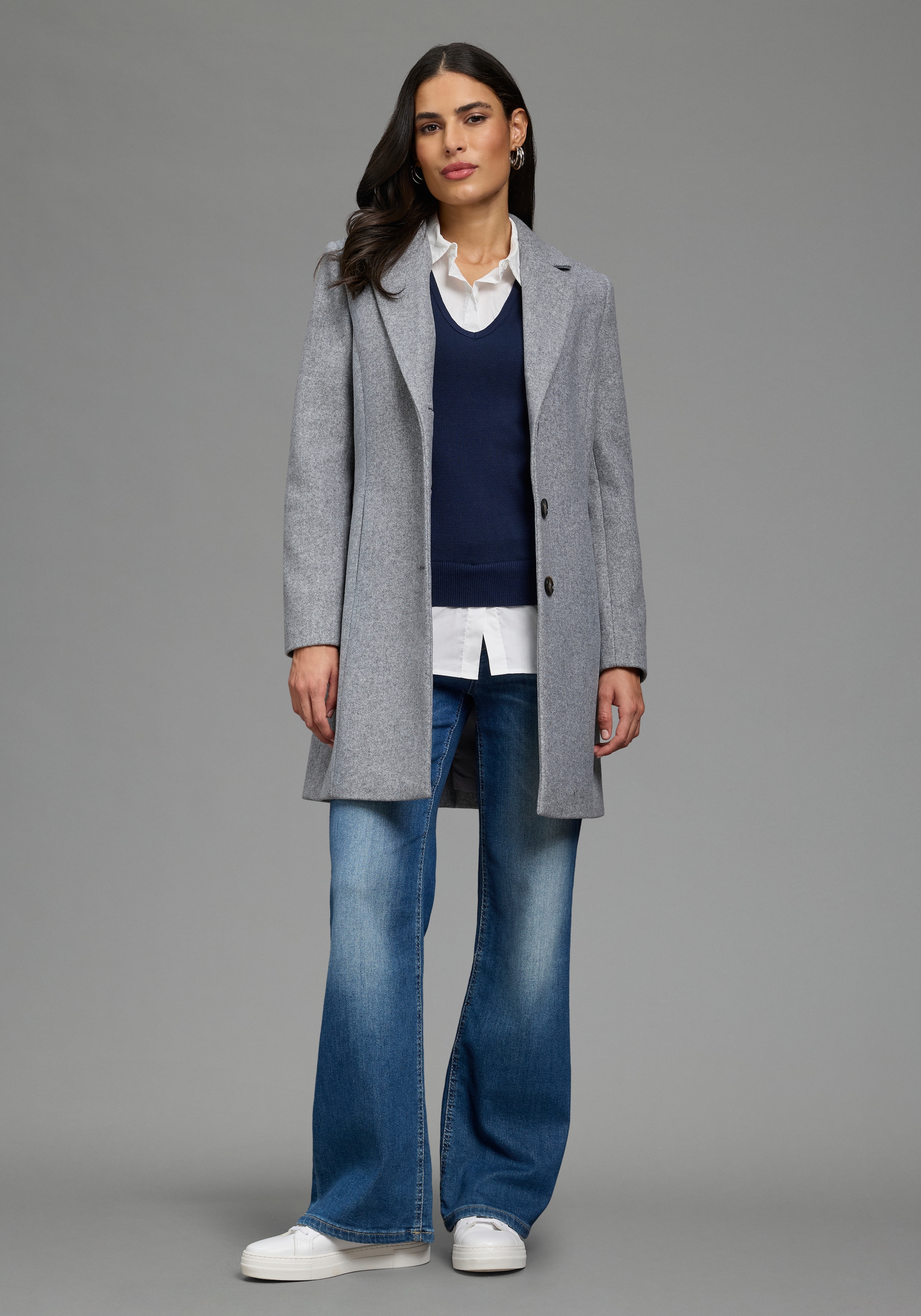 Laura Scott 2-in-1-Pullover »mit Bluseneinsatz« aus angenehmer Viskosemischung