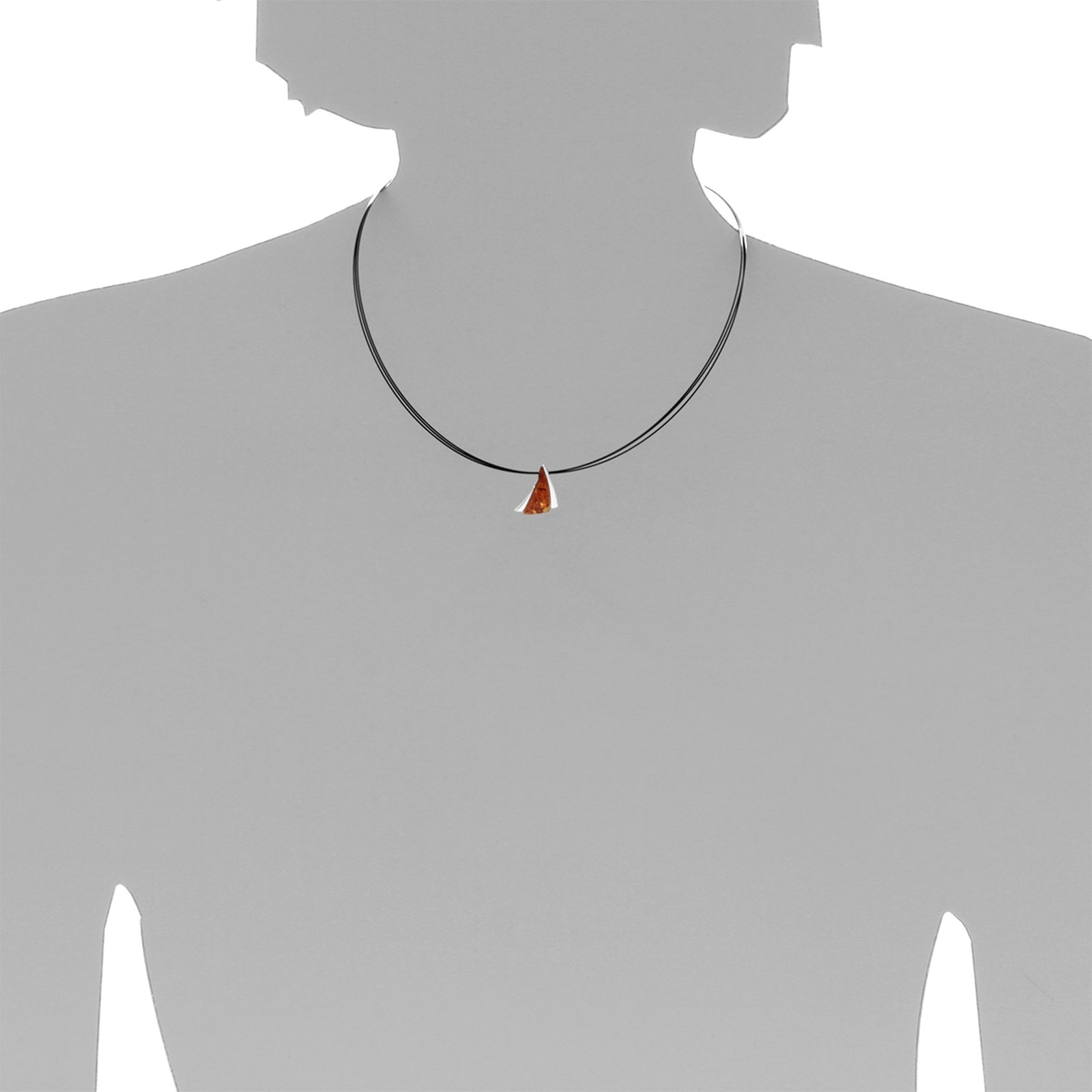 OSTSEE-SCHMUCK Kette mit Anhänger »- Gleiter-Imke 15 - Silber 925/000 - Bernstein«