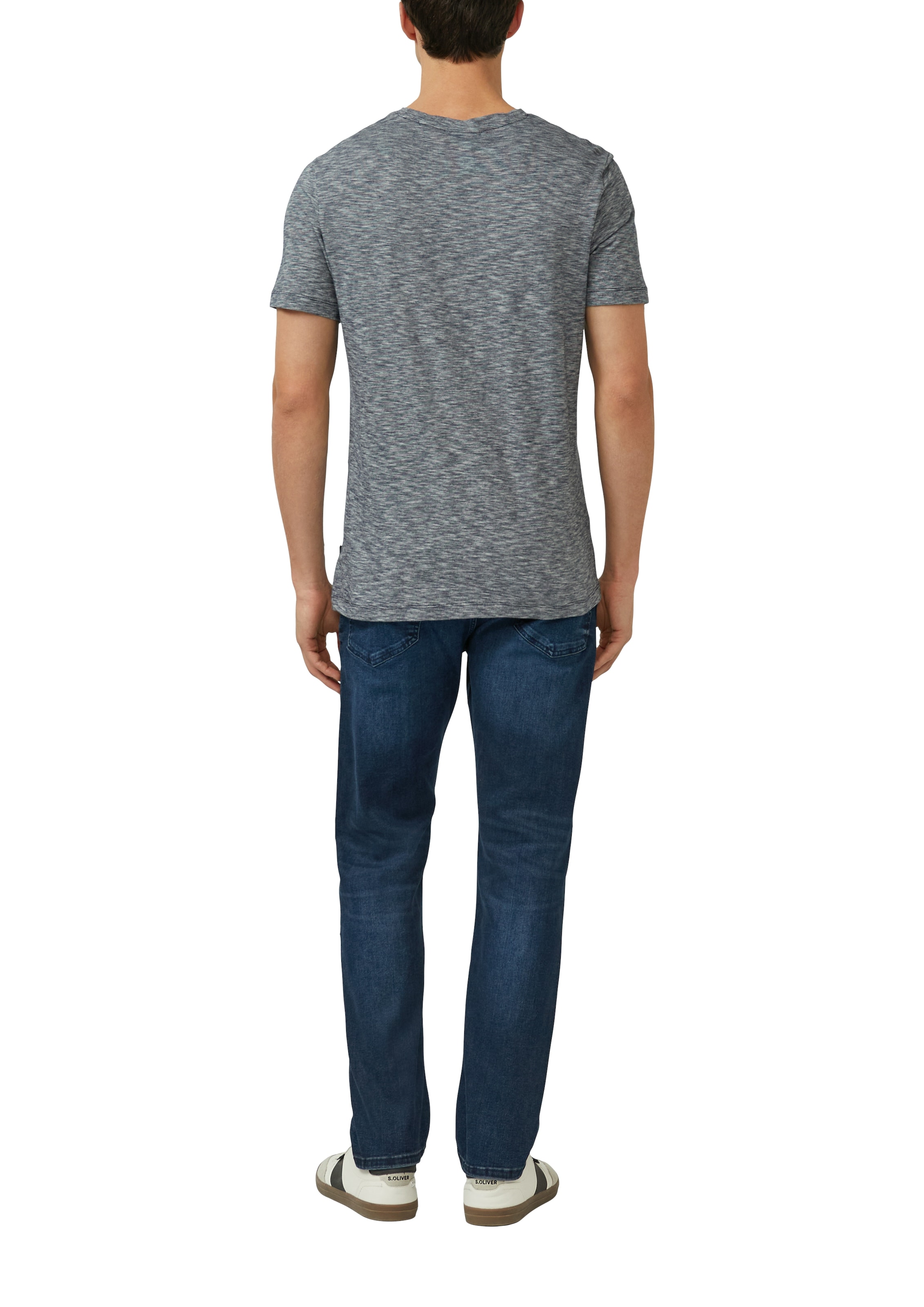 s.Oliver Kurzarmshirt meliert