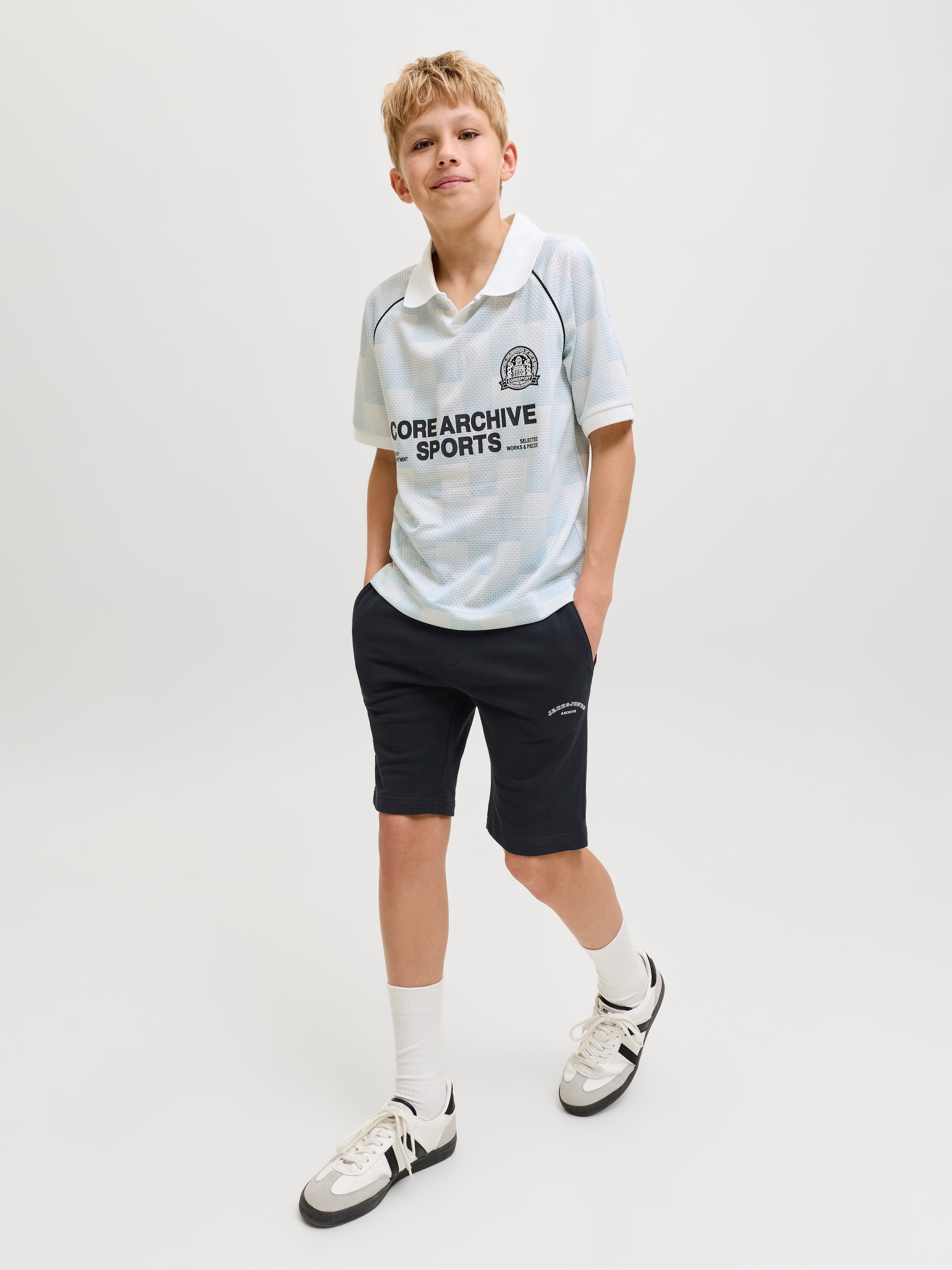 Jack & Jones Junior Sweatshorts »JPSTGORDON COLLEGE SWEAT SHORTS MID JNR«