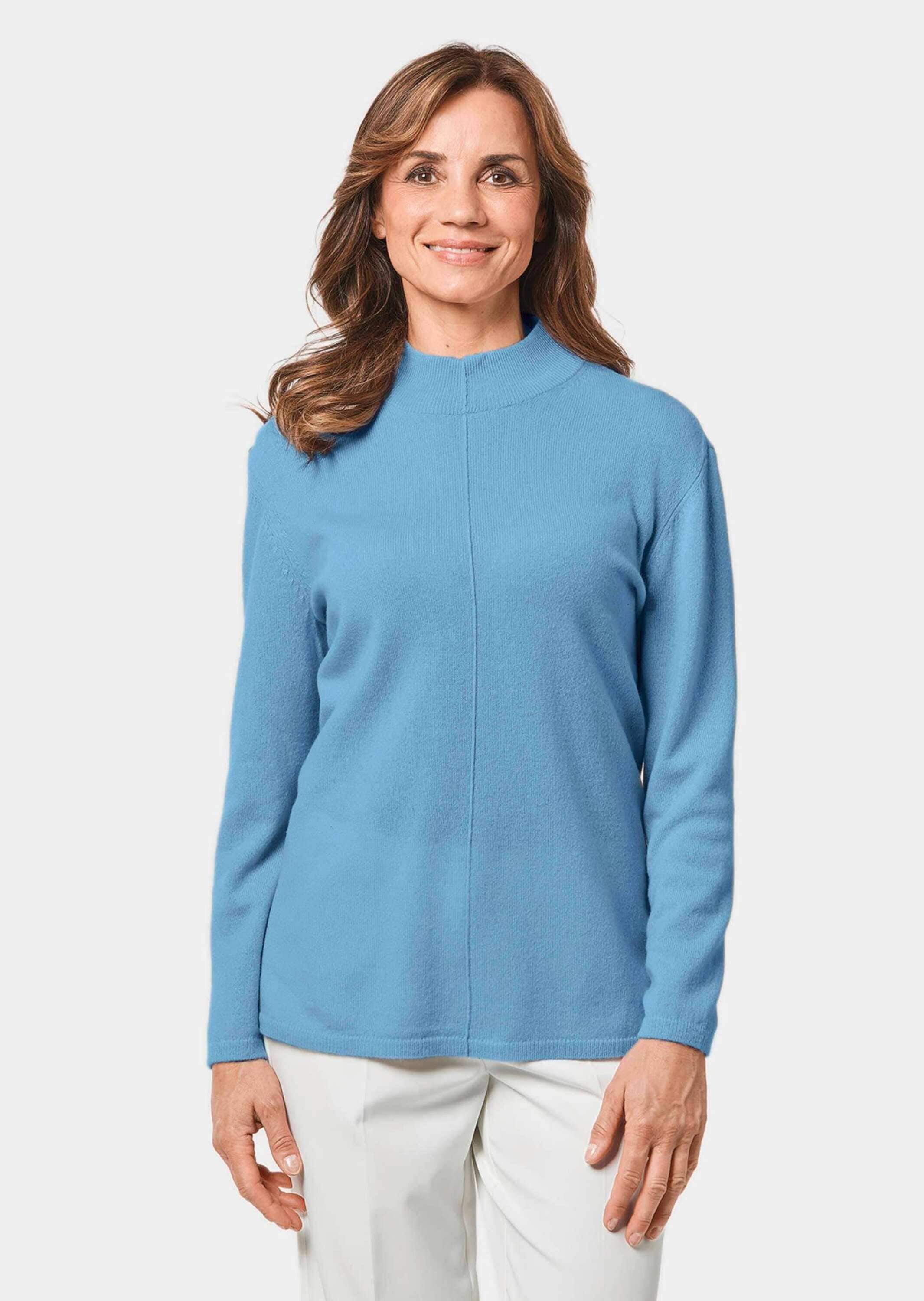 GOLDNER Strickpullover »Kurzgröße Kuschelweicher Kaschmirpullover mit Kragen«