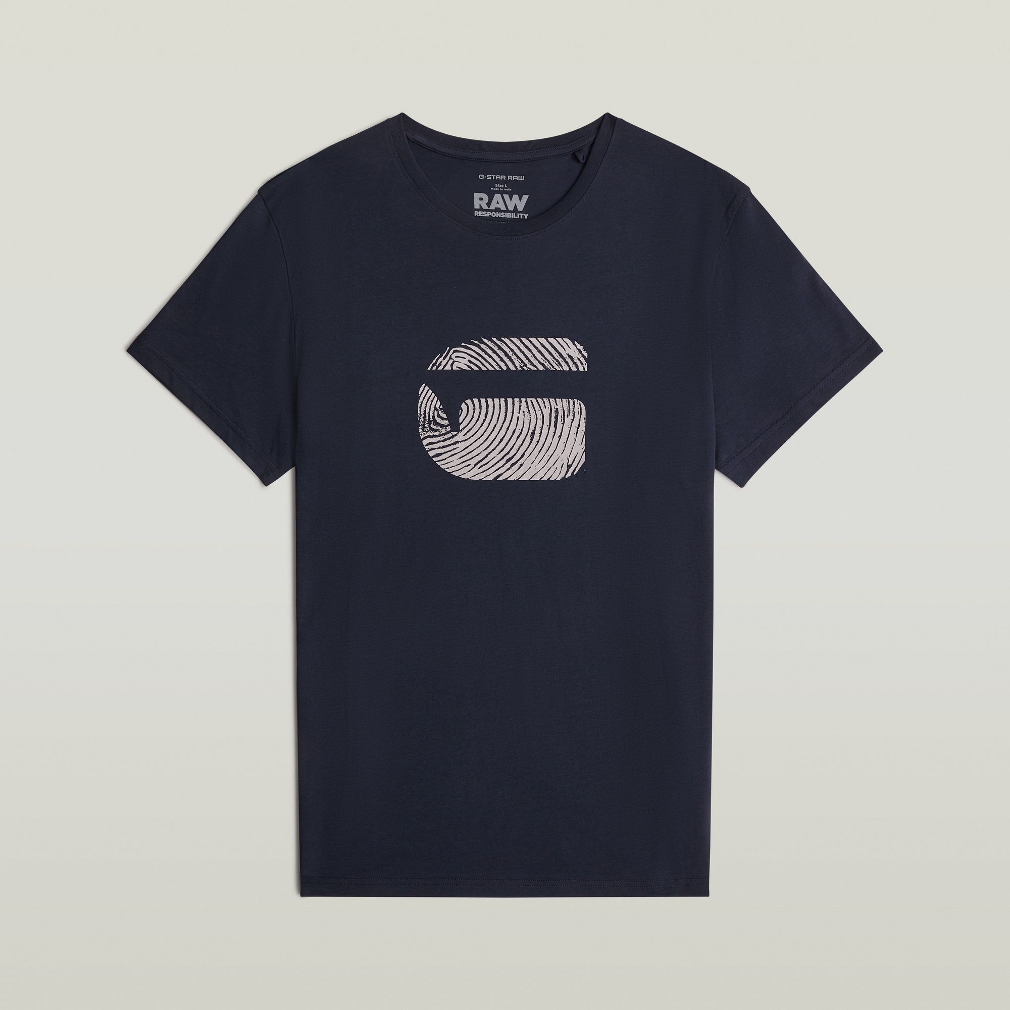 G-STAR T-Shirt »Finger Print Burger«, mit Grafikprint