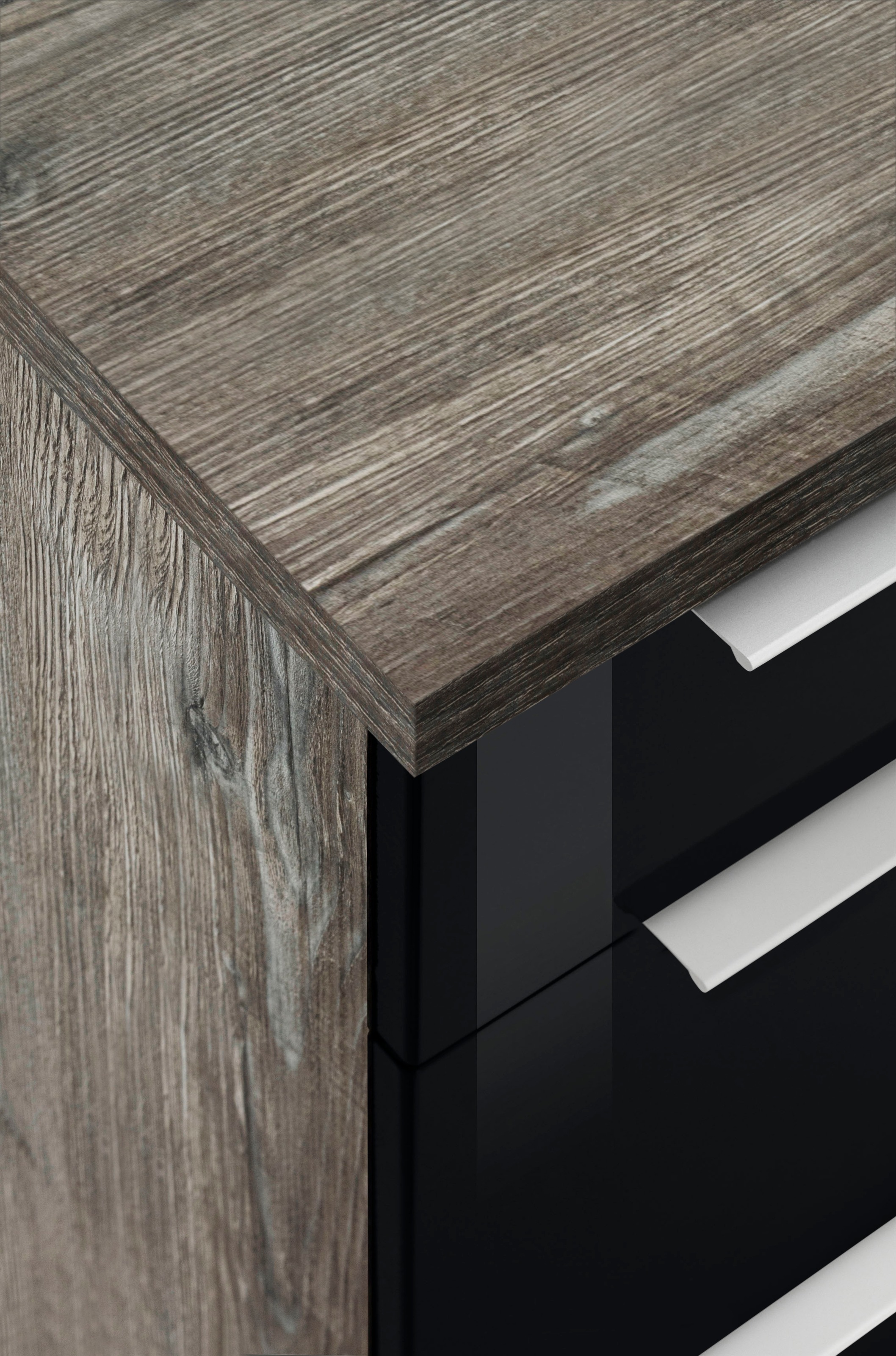 KOCHSTATION Winkelküche »KS-Brindisi« Stellbreite 220/220 cm, wahlweise mit E-Geräten, mit MDF-Fronten