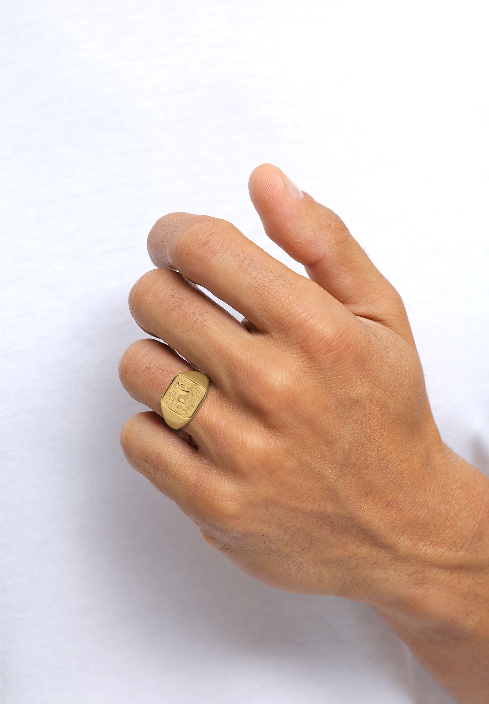 Kuzzoi Siegelring »Ring Siegelring Pferd 925 Sterling Silber«