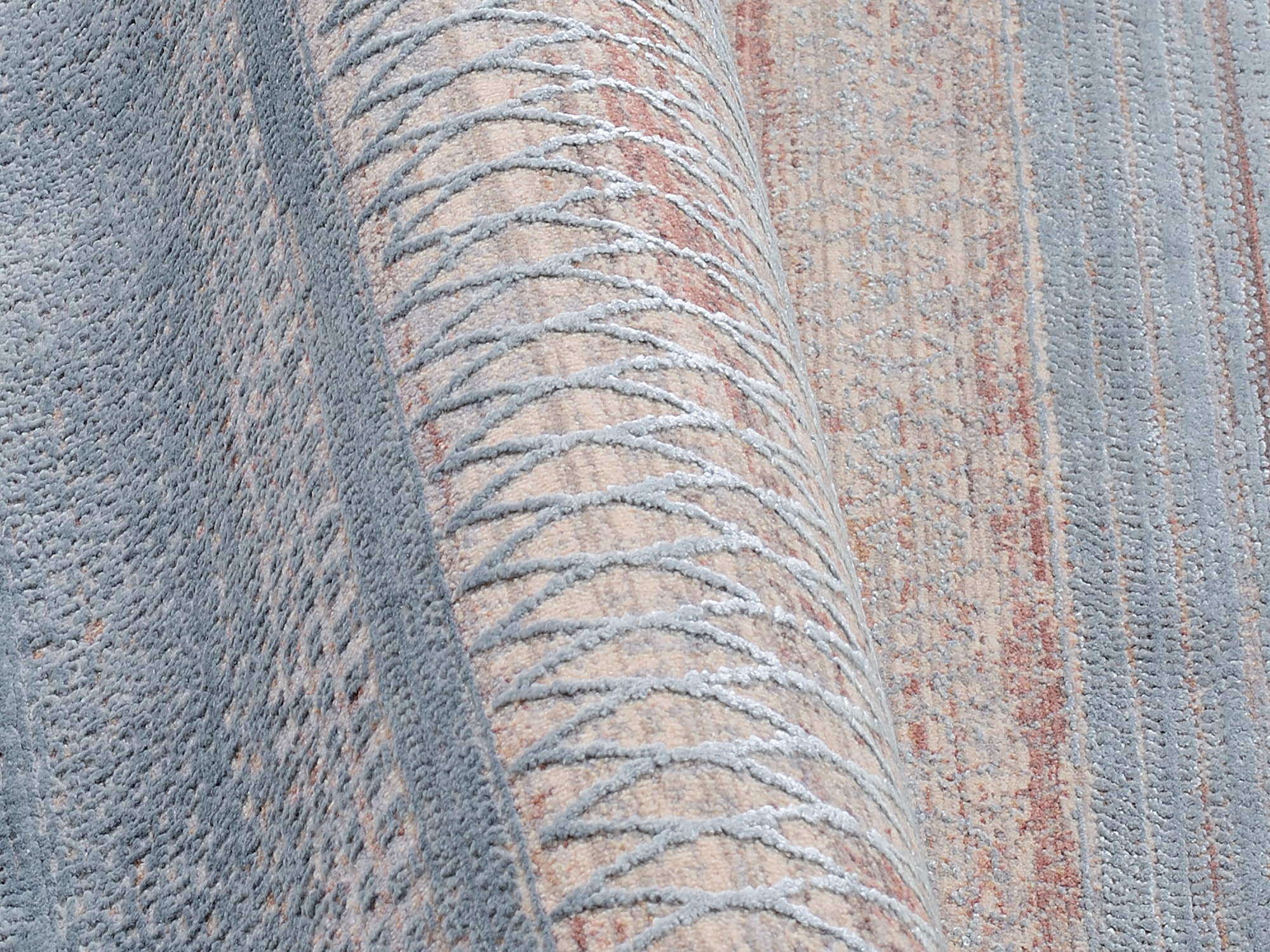 OCI DIE TEPPICHMARKE Teppich »FARBEN MASTER« rechteckig 7 mm Höhe Klassisches Muster, eingefasst, in 3-D-Optik, mit Fransen