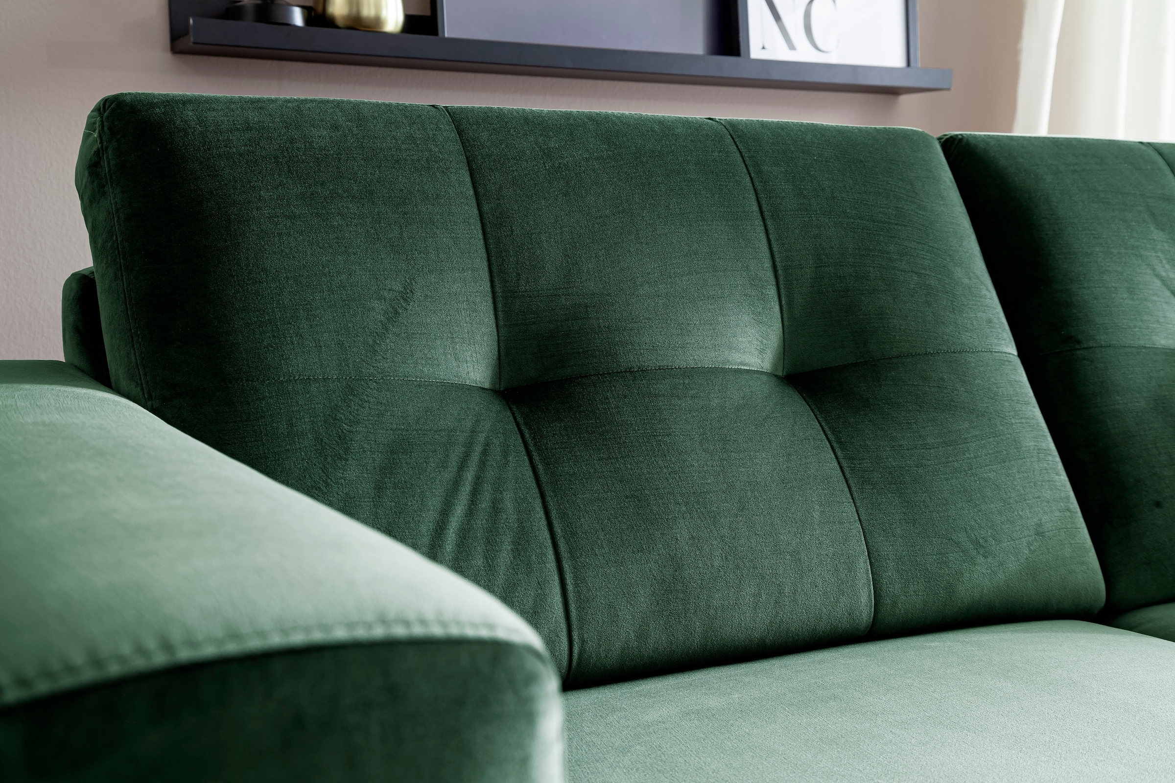 Trends by HG 3-Sitzer »Barcelona« mit Metallfuß, frei im Raum stellbar