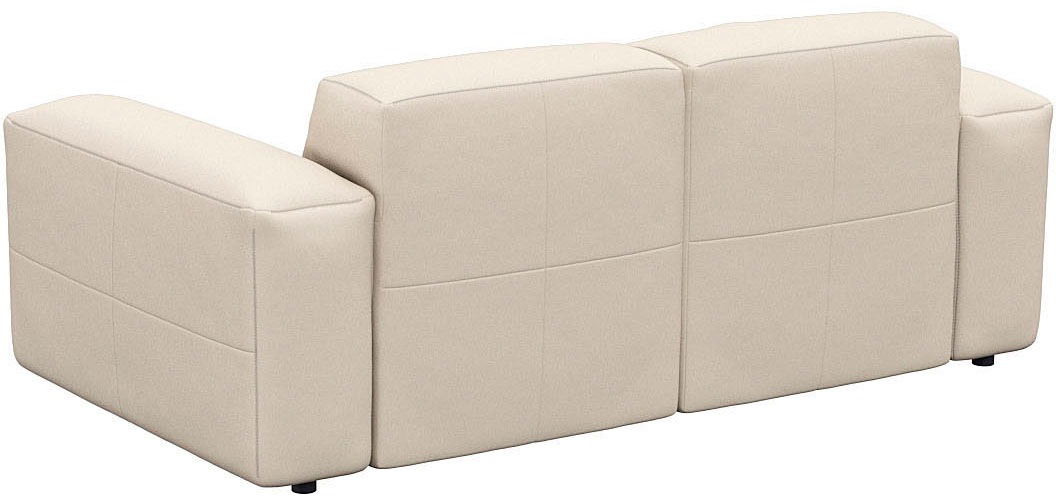 FLEXLUX 2-Sitzer »Lucera Sofa, super bequem durch hochwertigen Sitzaufbau mit Kaltschaum«, Designsofa, modern & anschmiegsam