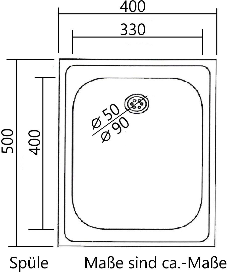 KOCHSTATION Küche »KS-Mali« Stellbreite 210/170 cm, mit E-Geräten