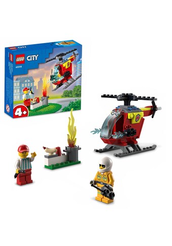 LEGO® Konstruktionsspielsteine »Feuerwehrhubschrauber (60318), LEGO® City«, (53 St.) kaufen