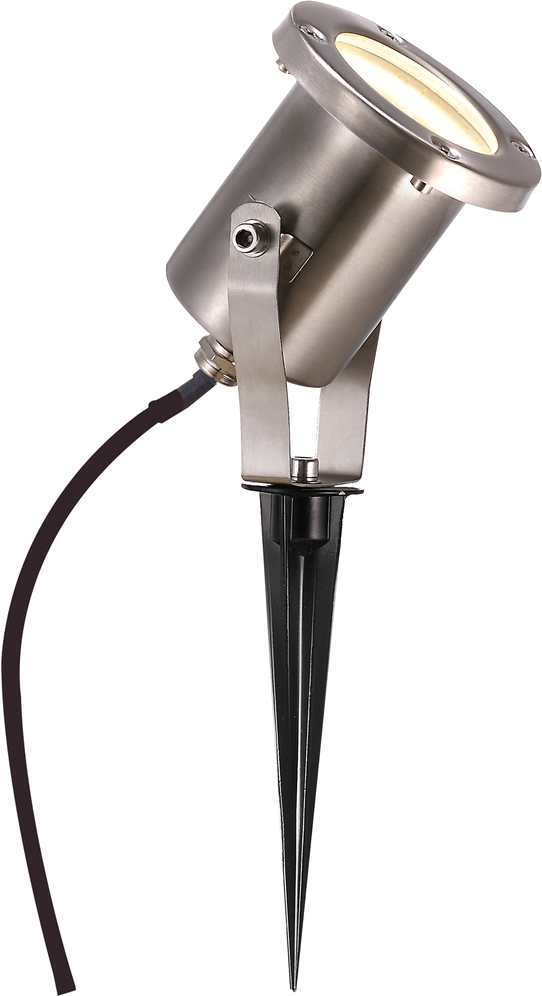 Nordlux Gartenleuchte »Taurus« GU10 in silberfarben, Größe Ø 10 cm Höhe: 31 cm