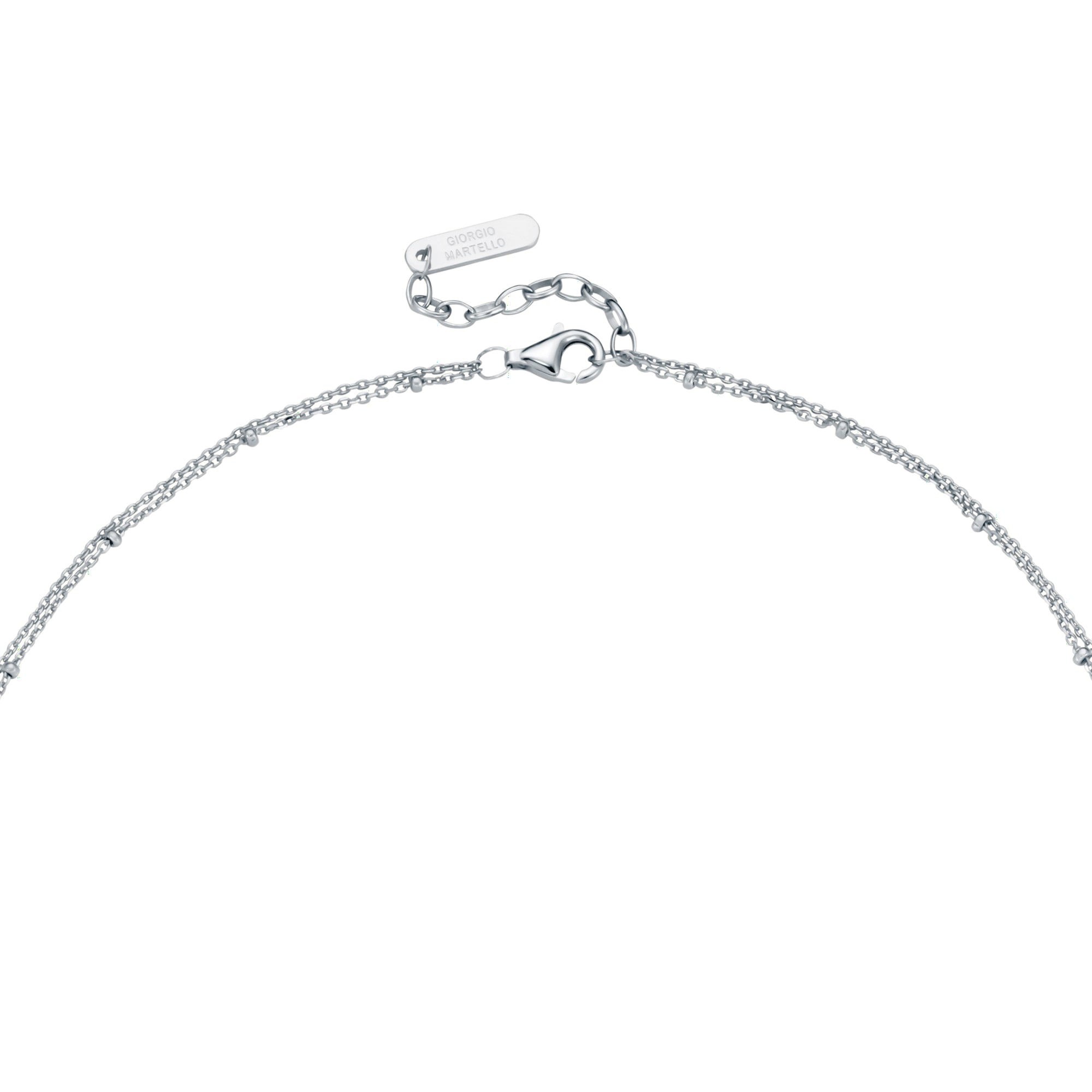 GIORGIO MARTELLO MILANO Kette mit Anhänger »Kette Anhänger Tropfen, Silber 925«