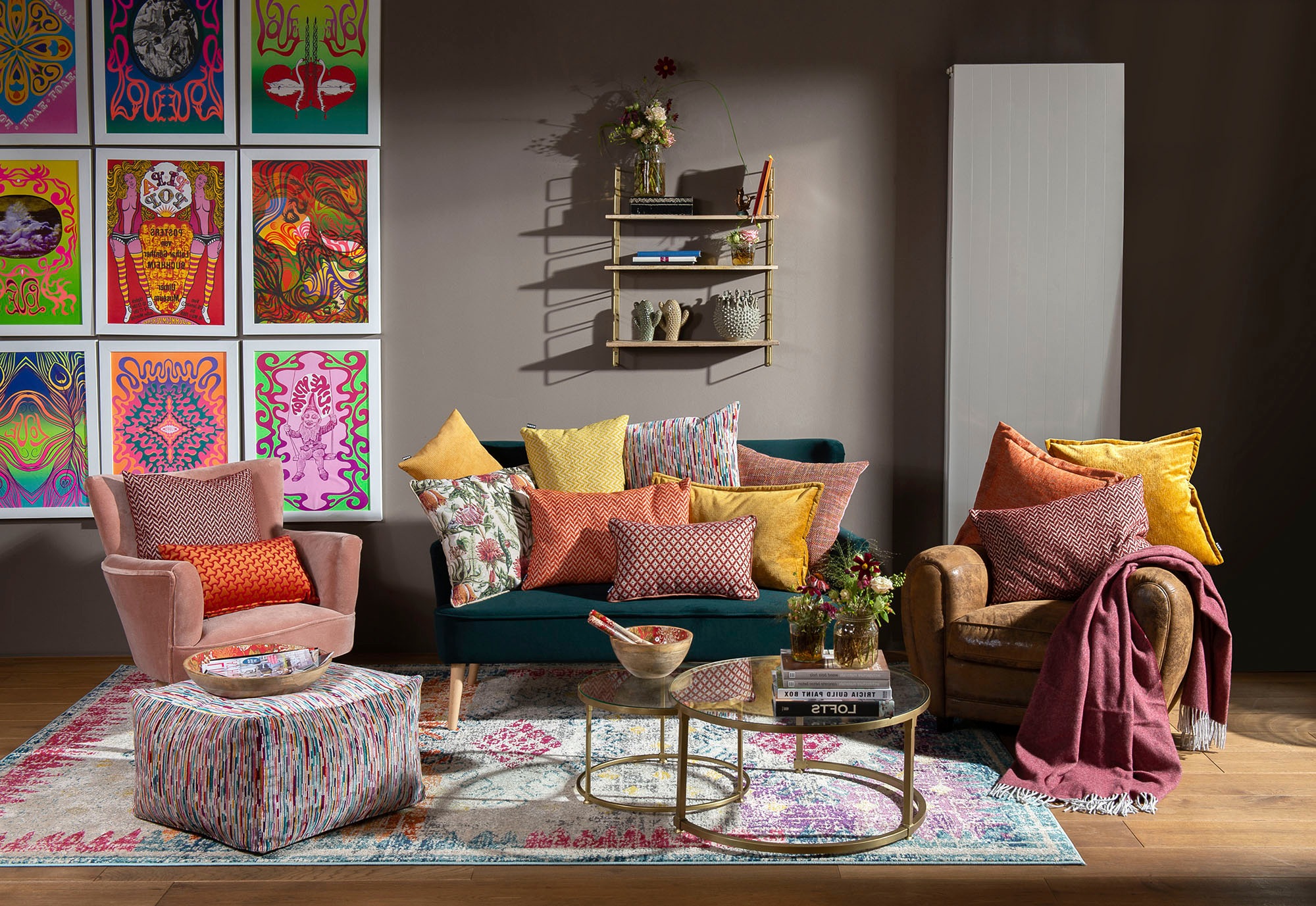 H.O.C.K. Dekokissen »Zircono« mit Ethnomuster, Kissenhülle mit Füllung, 1 Stück