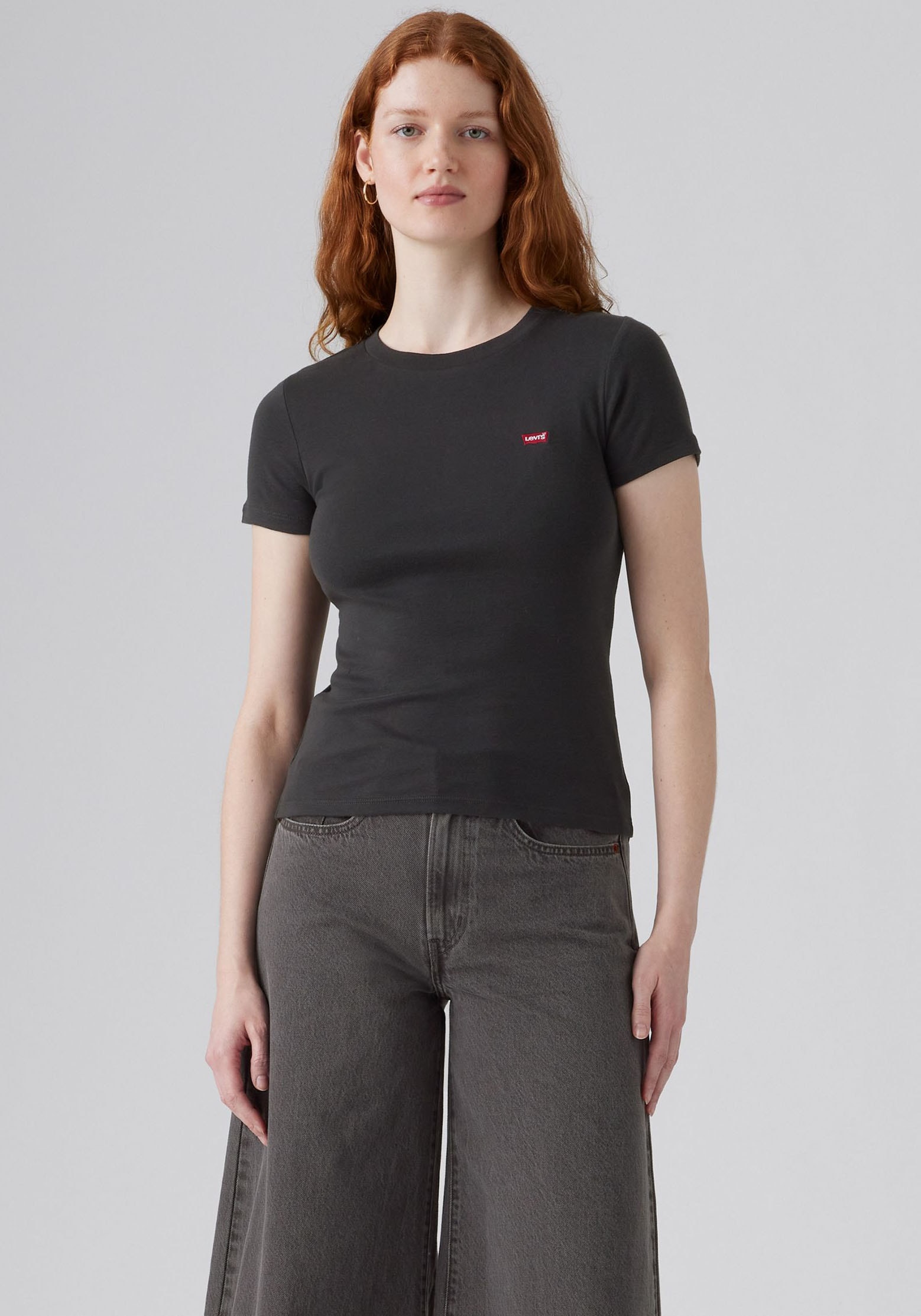 Levi's® T-Shirt »Mini-Logo« Packung, 2 Stk. mit kleiner Markenlogo-Stickerei auf der Brust