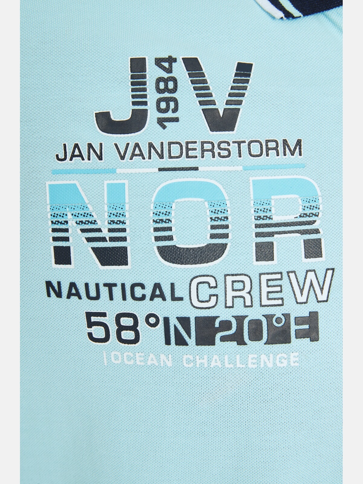 Jan Vanderstorm Poloshirt »Poloshirt JERKER«, (1 tlg.), aus weichem Baumwoll-Piqué