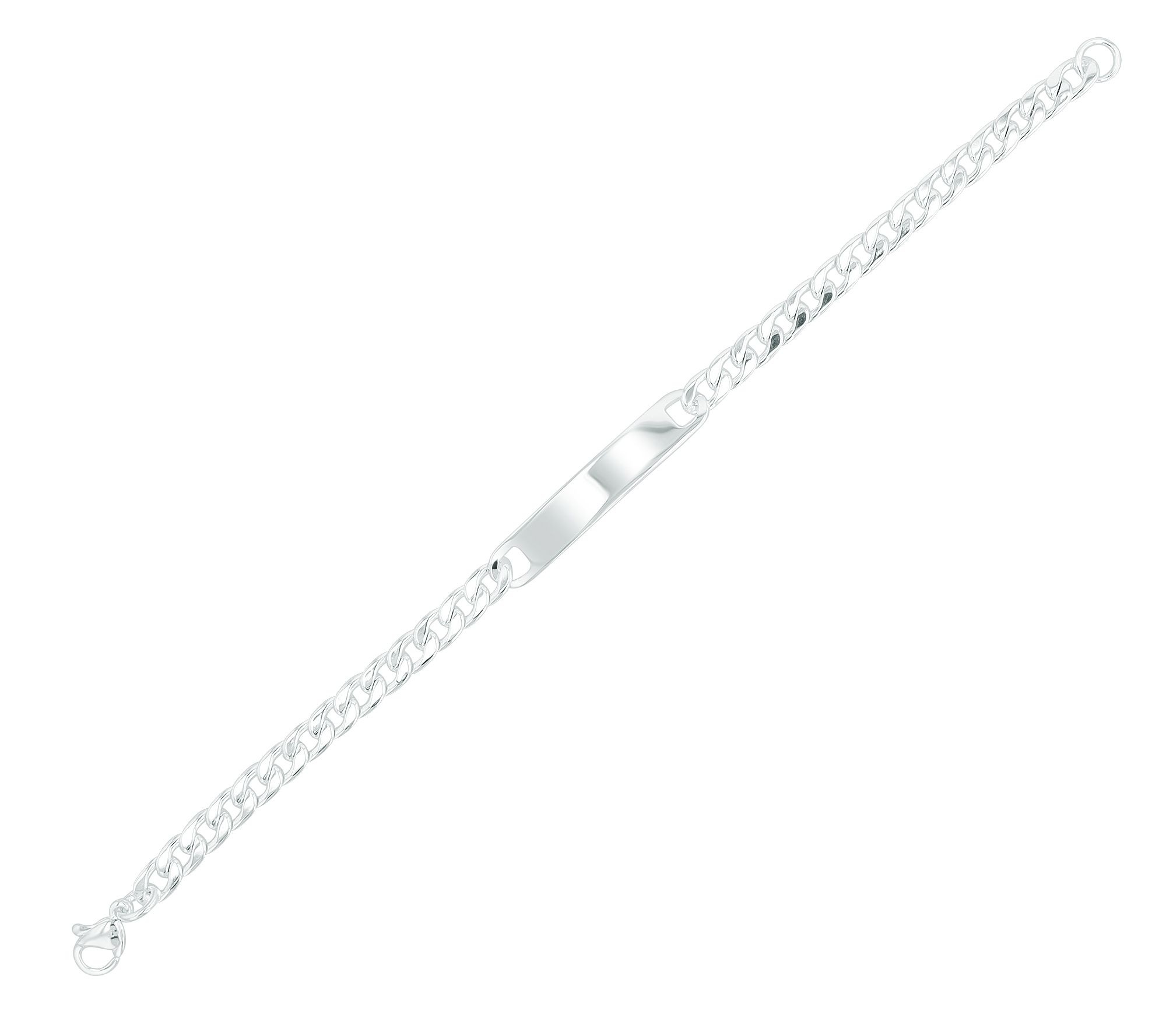 Adelia´s Panzerarmband »Damen Armband ¿ Panzerarmband aus Edelstahl 18 cm«