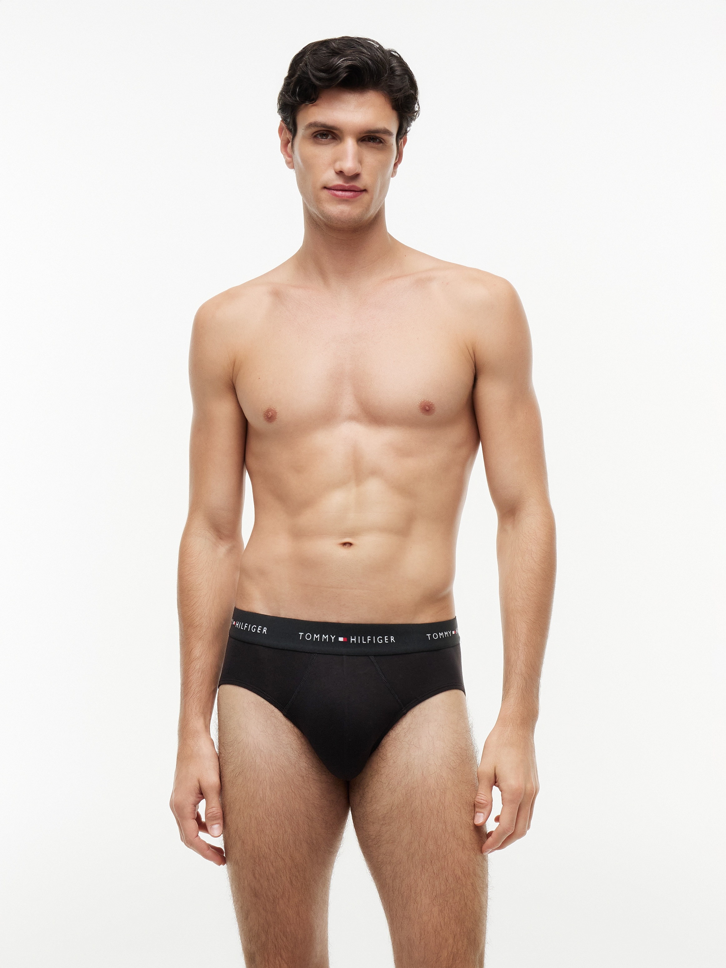 Tommy Hilfiger Underwear Slip »3P BRIEF DTM« Packung, 3er, 3 Stk. mit Logo-Elastikbund