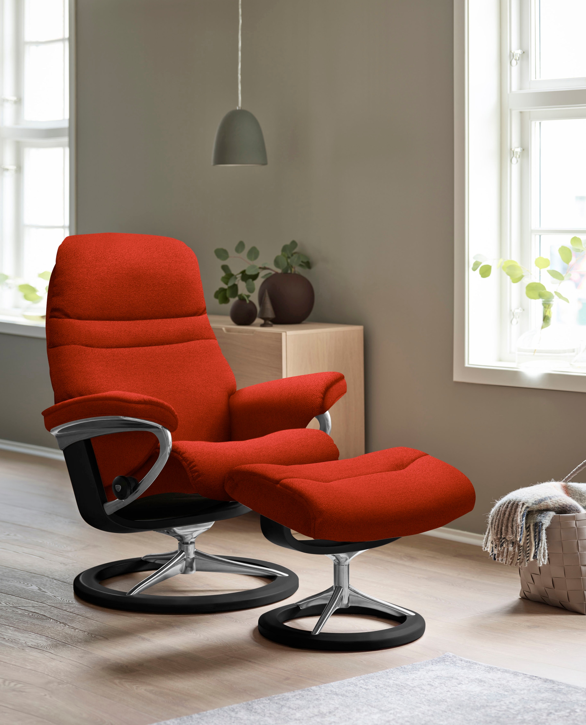 Stressless® Relaxsessel »Sunrise«, mit Signature Base, Größe M, Gestell Schwarz