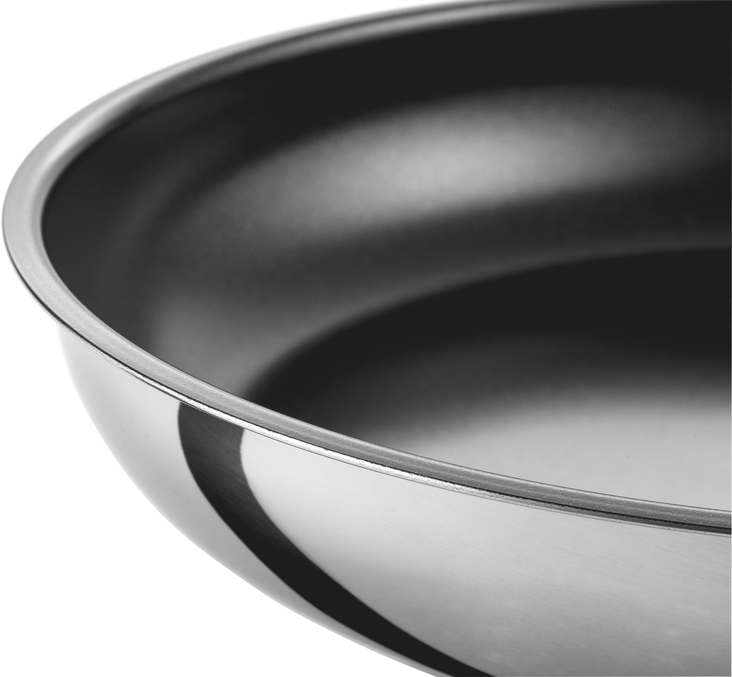 Zwilling Pfannen-Set »Core« Edelstahl 18/10 Set, 3 tlg. Keramik-Antihaftbeschichtung, Edelstahl, Stay-Cool-Griff, Induktion