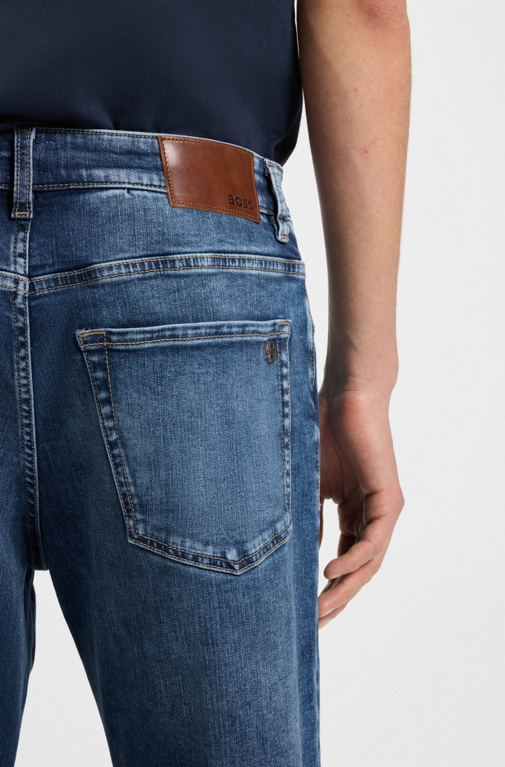 BOSS ORANGE Regular-fit-Jeans »Re Maine«, mit hoher Elastizität für besten Tragekomfort