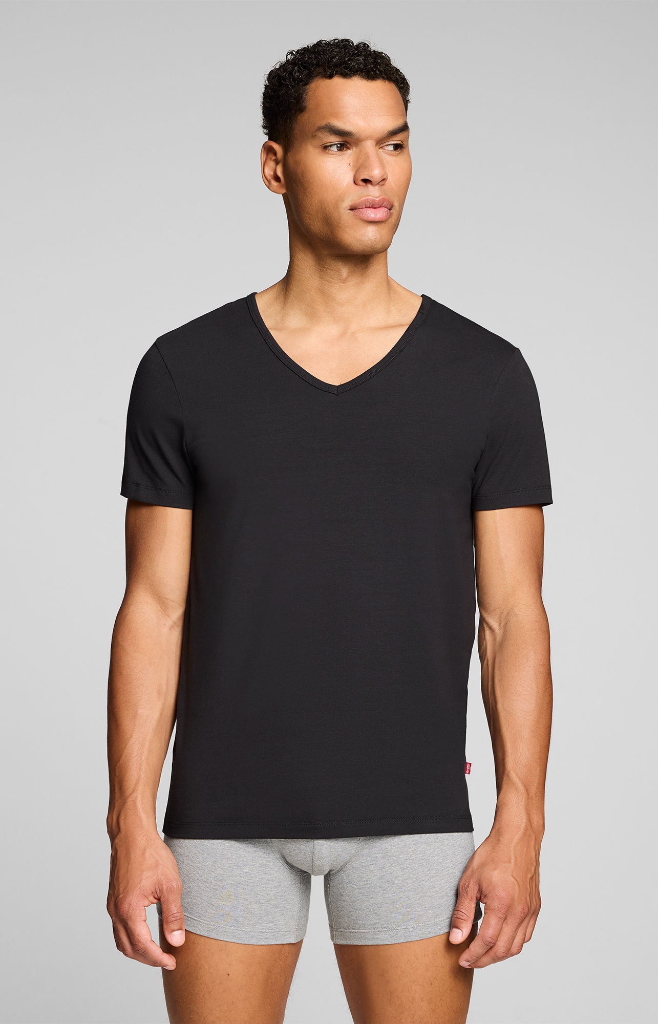 Levi's® T-Shirt »LEVIS MEN V-NECK« 2er Pack,  mit V-Ausschnitt und kurzen Ärmeln