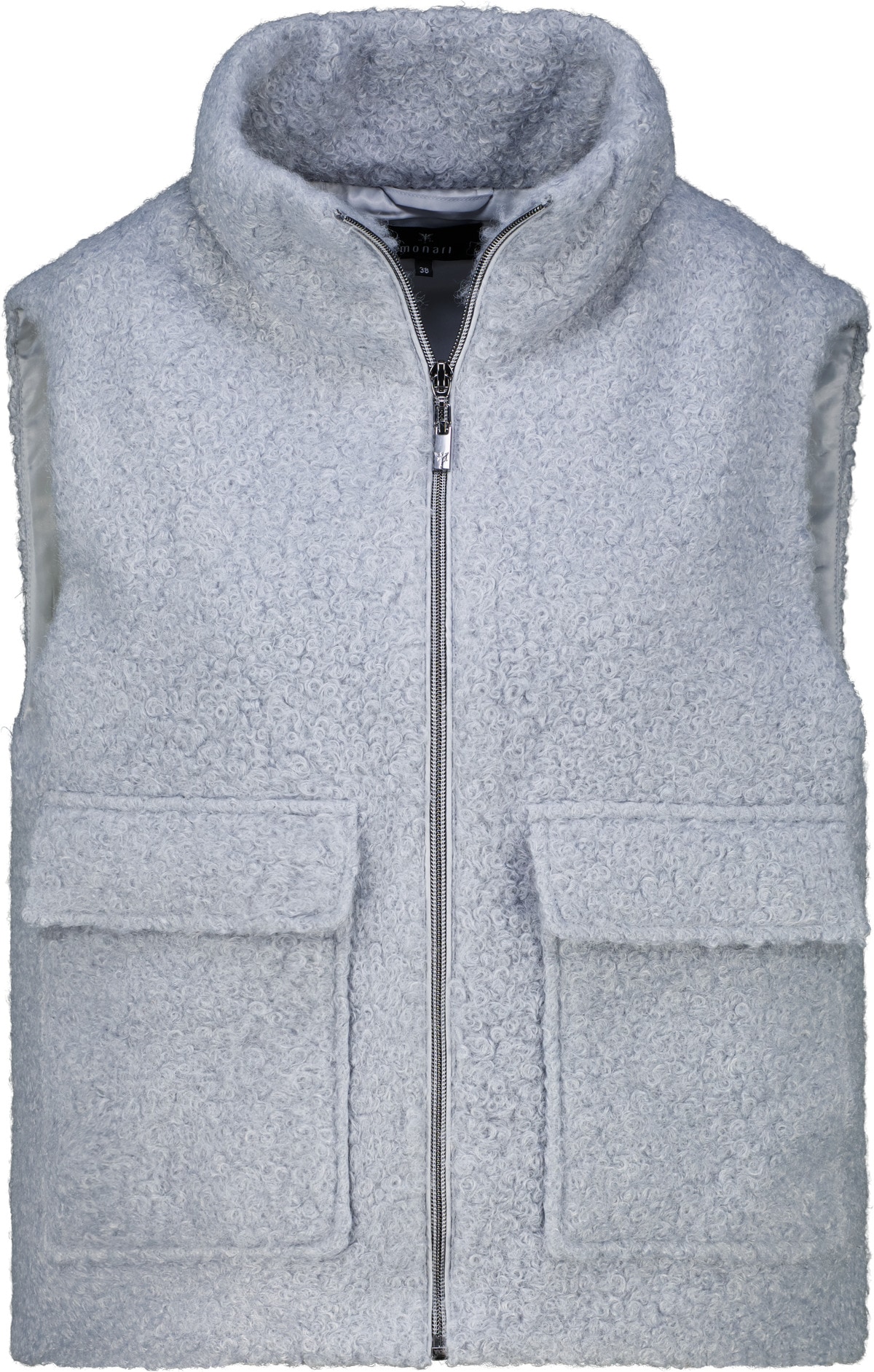 Monari Fellimitatweste »Weste Teddy« Regular fit mit Stehkragen