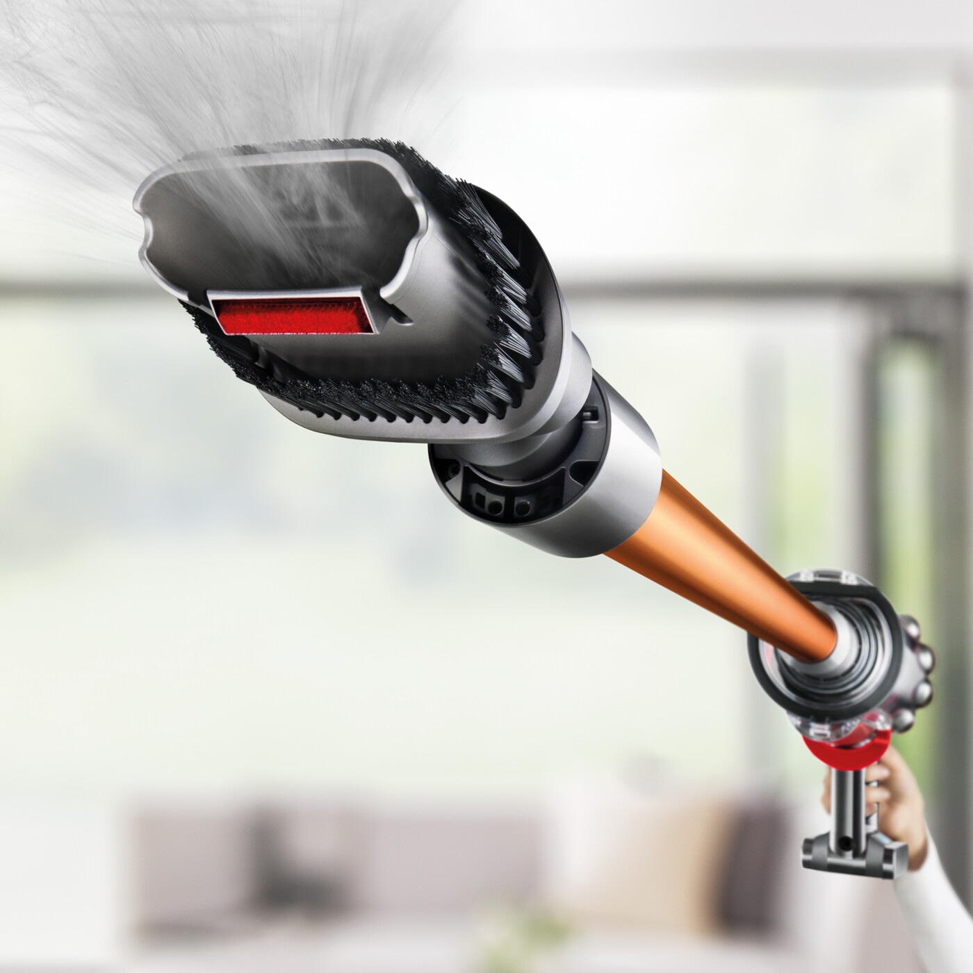 DYSON Akku-Hand-und Stielstaubsauger »V10™ Absolute (Nickel/Kupfer)«