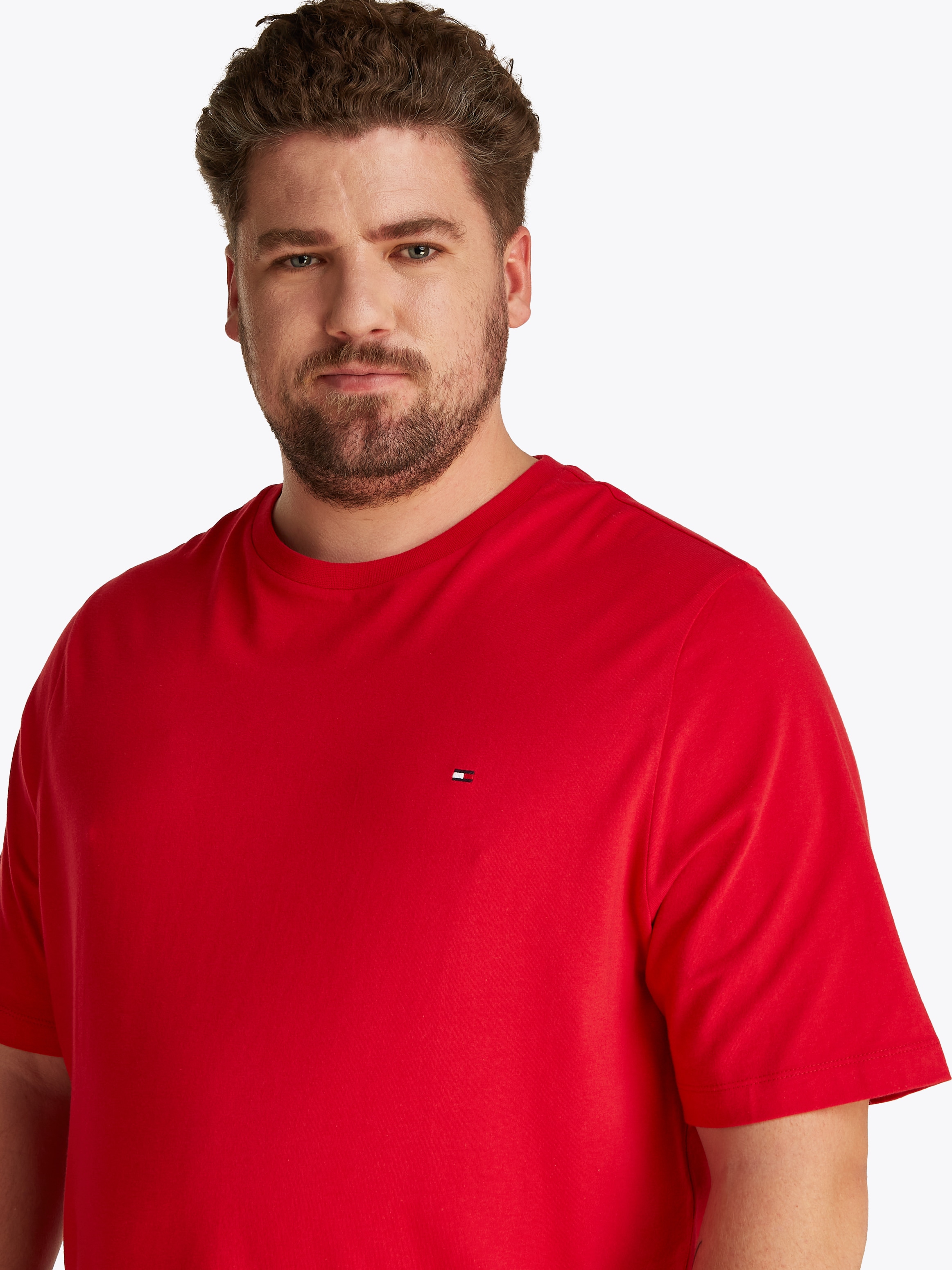 Tommy Hilfiger Big & Tall T-Shirt »BT-ESSENTIAL REG FIT SOLID TEE-B«, Große Größen