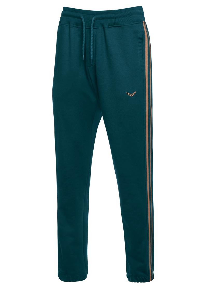 Trigema Jerseyhose »TRIGEMA Jogginghose mit kontrastfarbigen Seitenstreifen«, (1 tlg.)