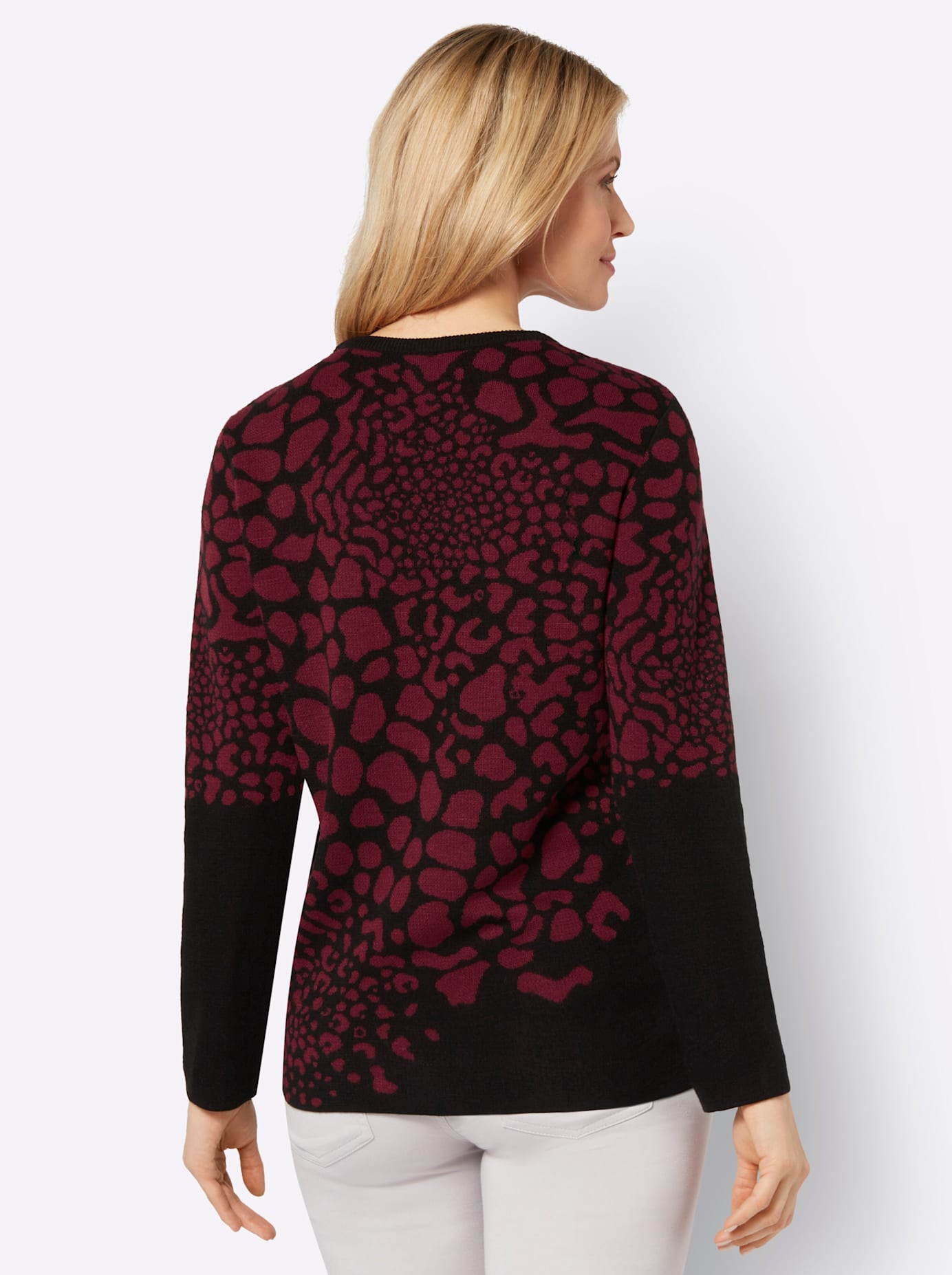 Classic Basics Rundhalspullover »Jacquard-Pullover«