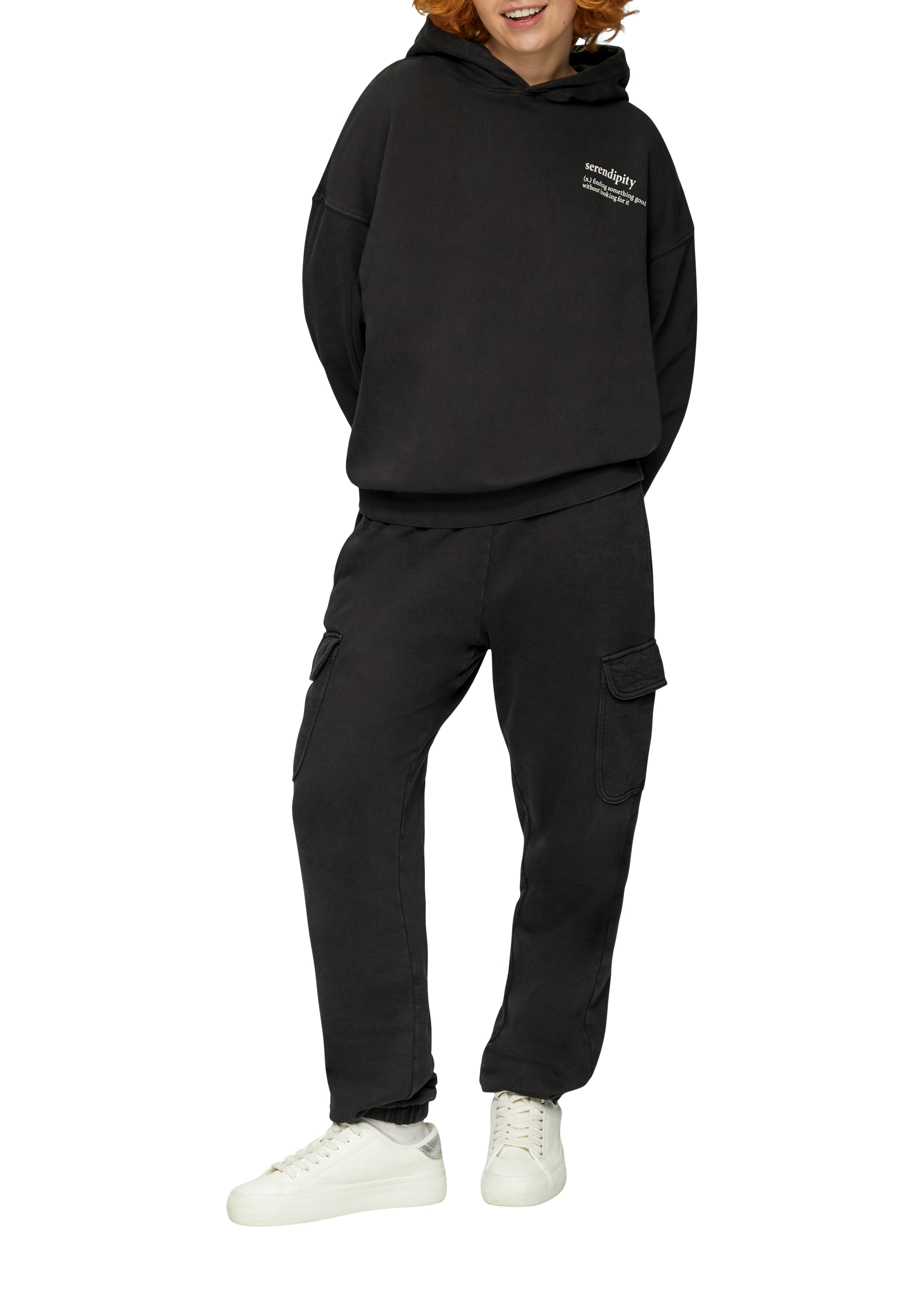 QS Hoodie, mit Kapuze