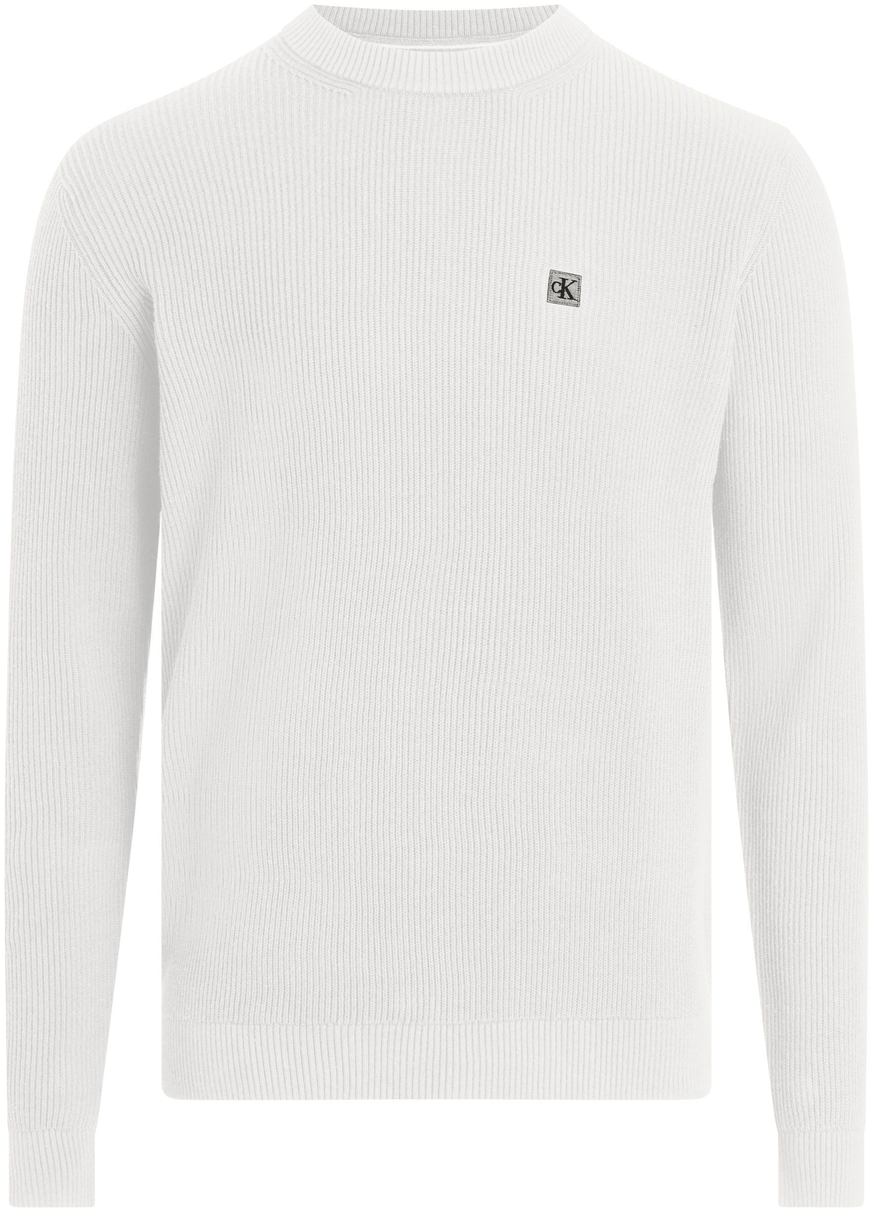Calvin Klein Jeans Rundhalspullover »CK EMBRO BADGE SWEATER«