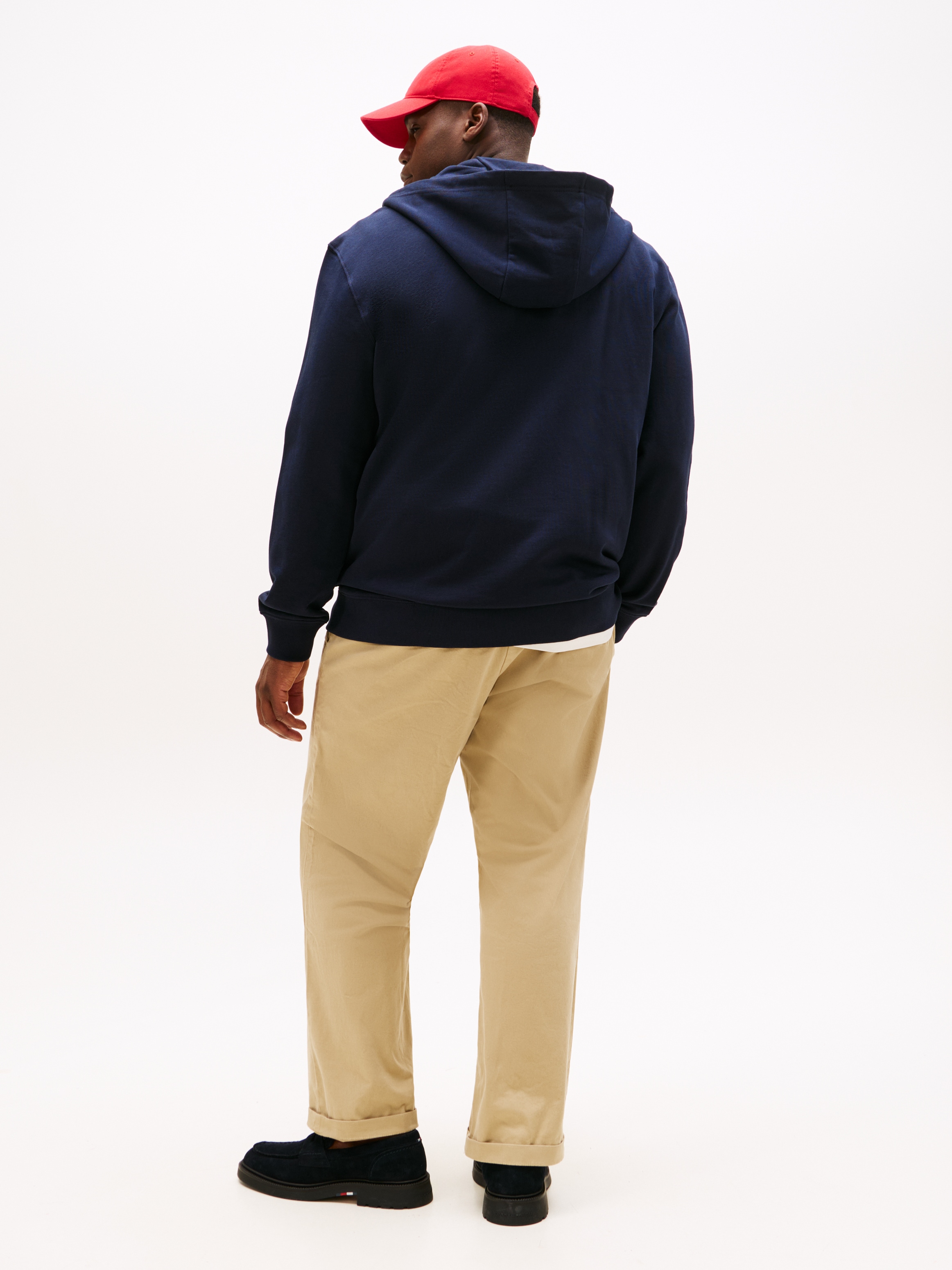 Tommy Hilfiger Big & Tall Kapuzensweatjacke »BT-ESSENTIAL TERRY ZIP THROUGH«, Große Größen, Kapuze mit Tunnelzug