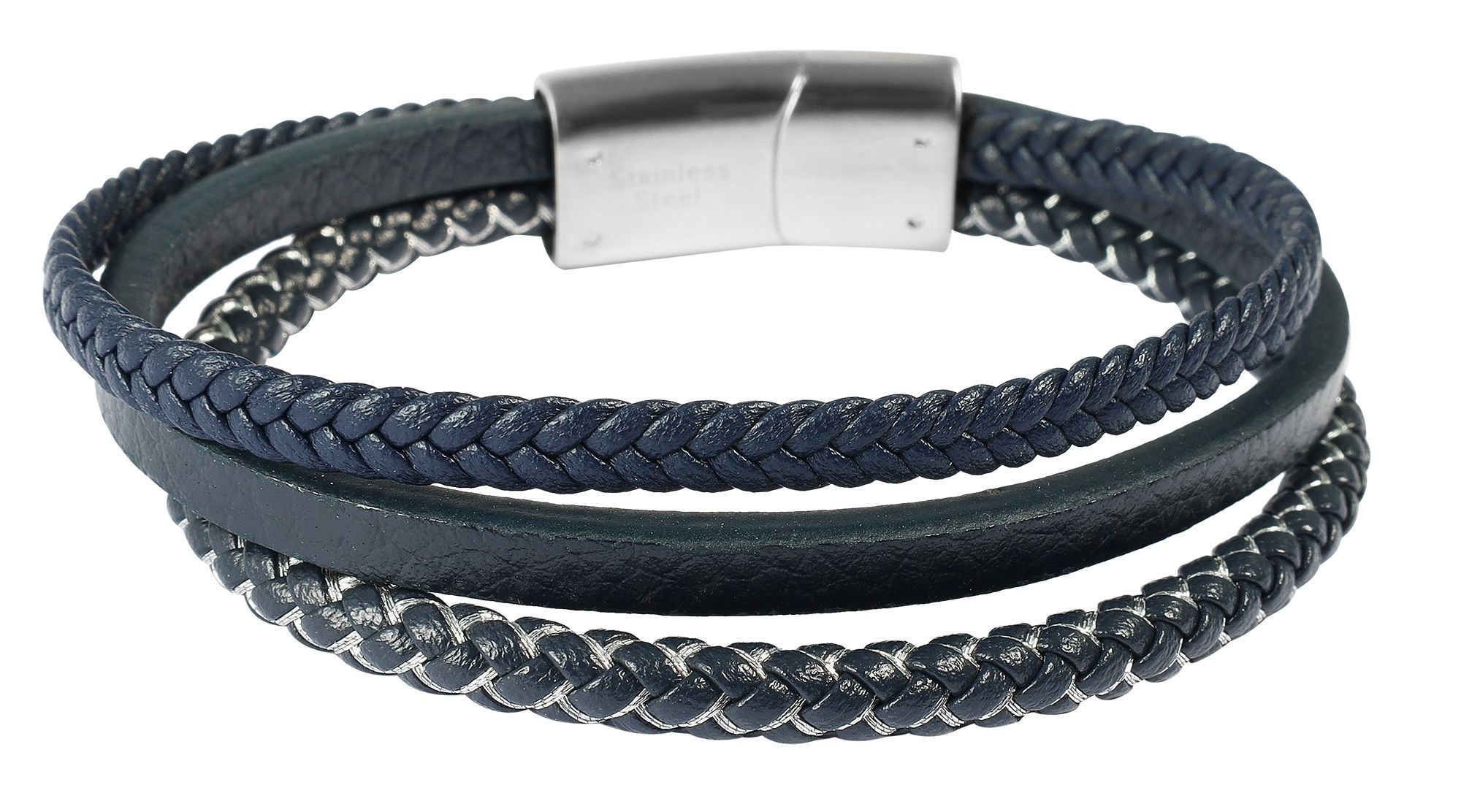 Adelia´s Lederarmband »Herren Armband ¿ Lederarmband aus Leder 21 cm«