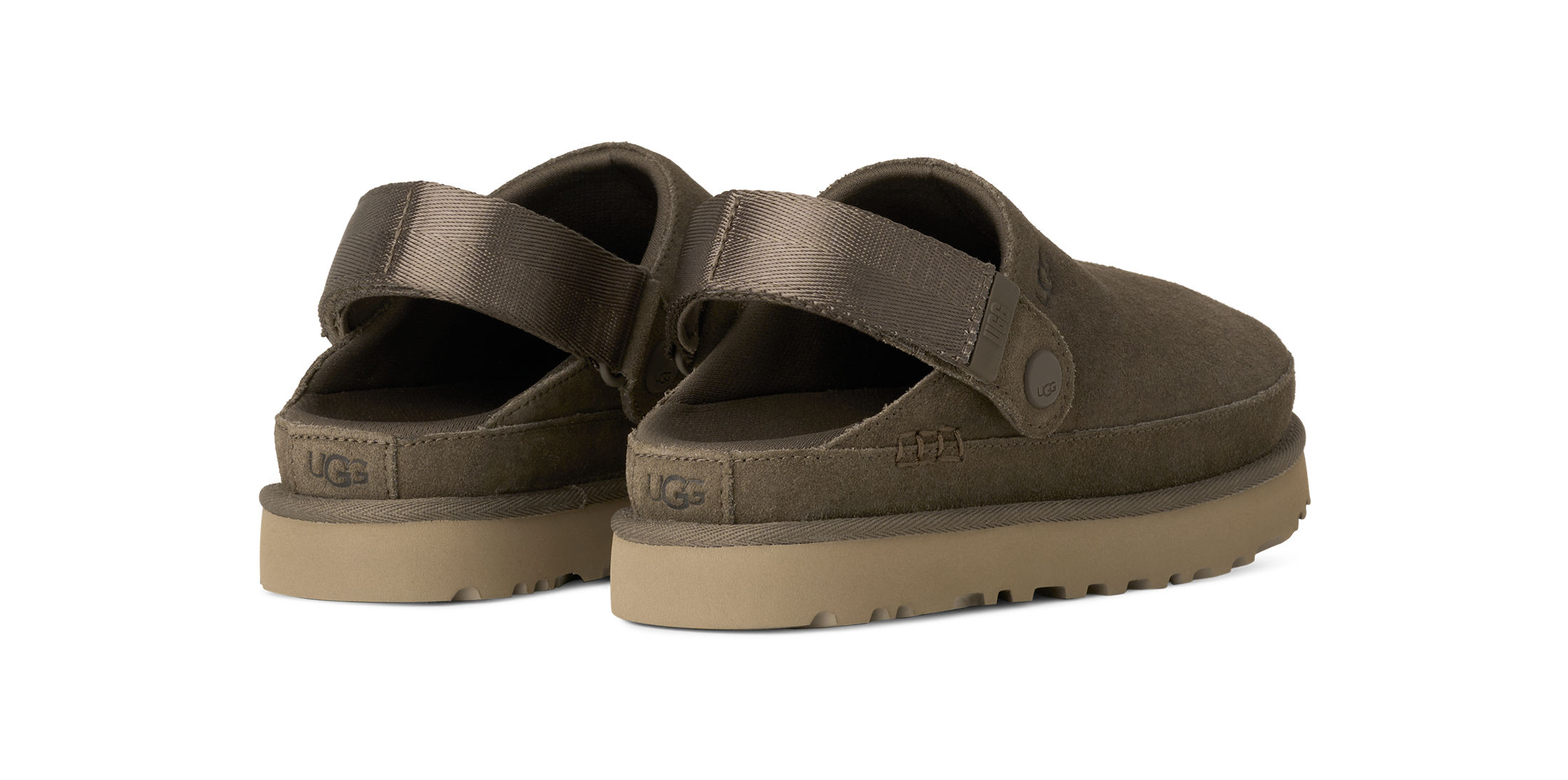 UGG Clog »Unisex W GOLDENSTAR CLOG«  Homeslippers, Plateauschuh, Mule mit schwenkbarem Fersenriemen