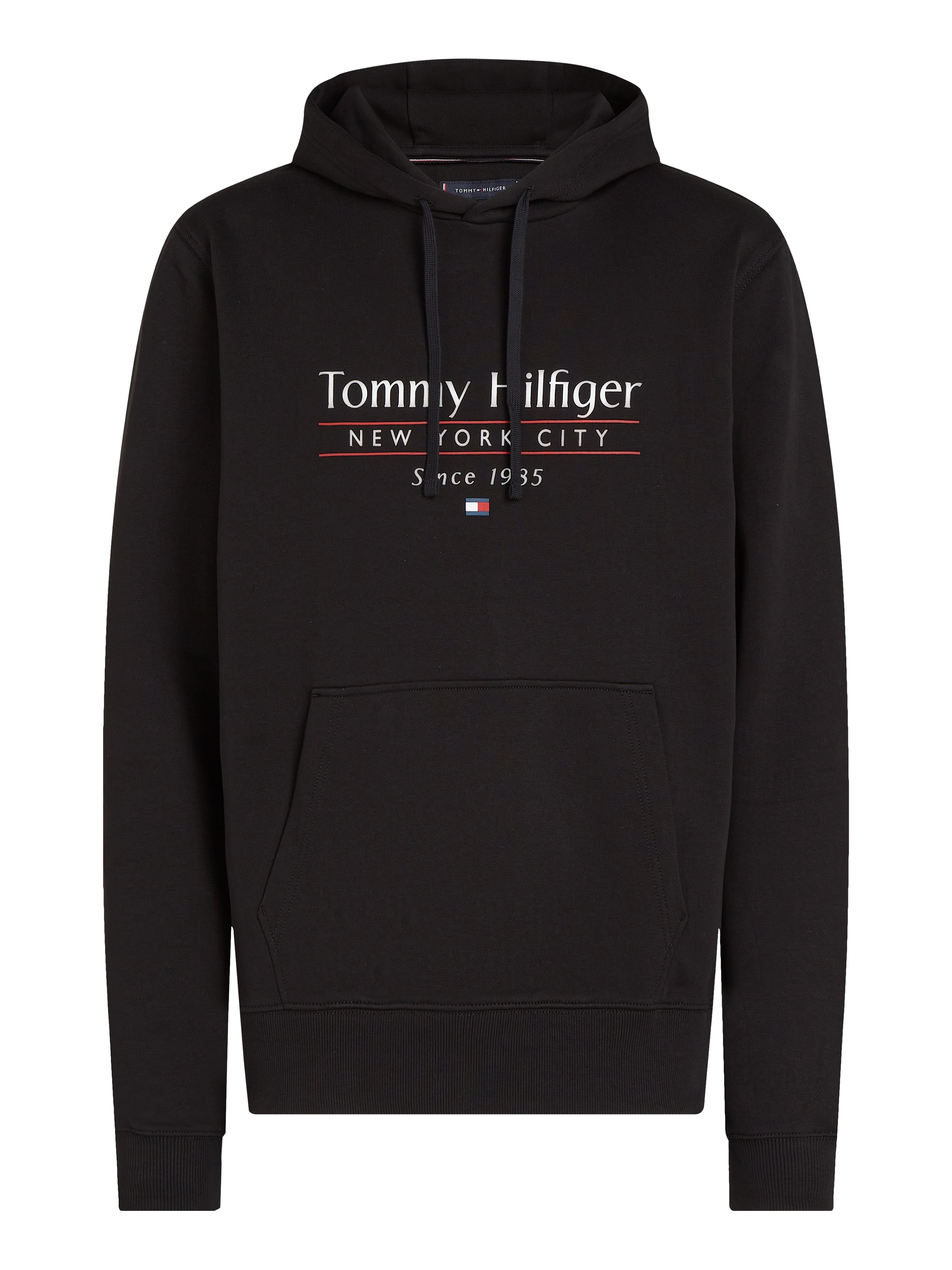 Tommy Hilfiger Hoodie »HILFIGER CENTER STACK HOODY«, mit großem mehrfarbigen Print