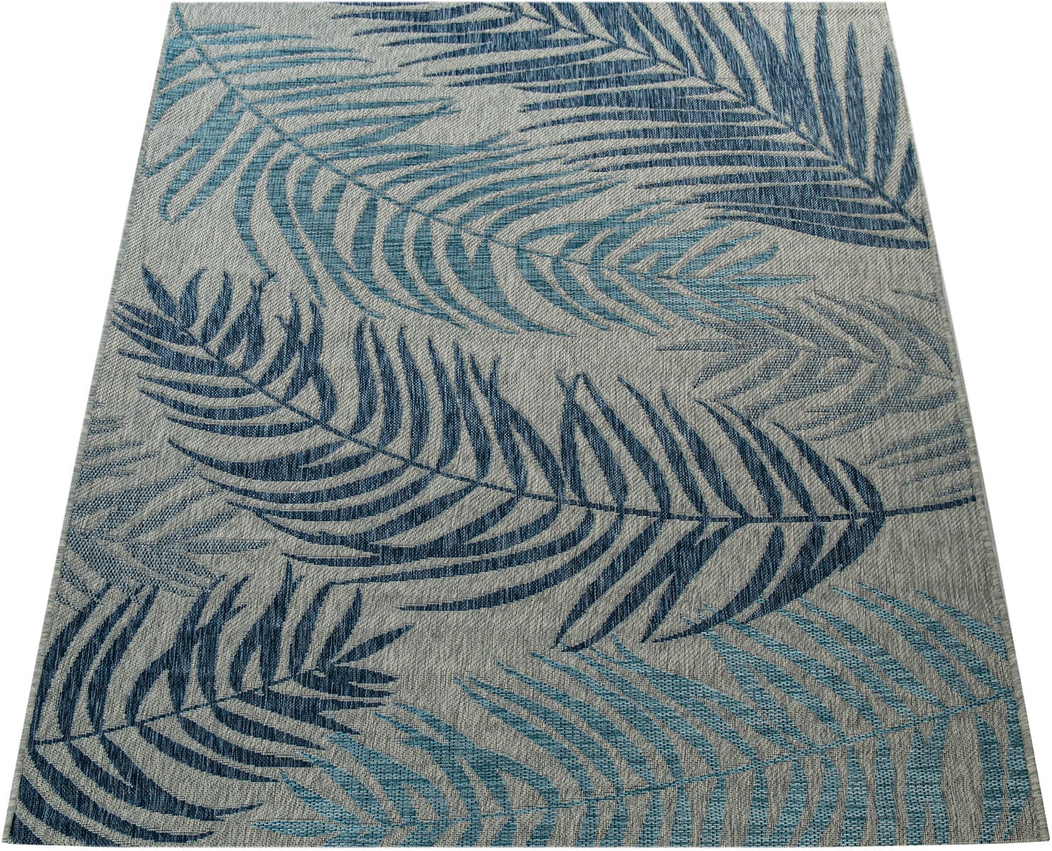 Paco Home Teppich »Kuba 123«, rechteckig, Flachgewebe, Motiv Blätter, In-  und Outdoor geeignet, Wohnzimmer kaufen bei OTTO