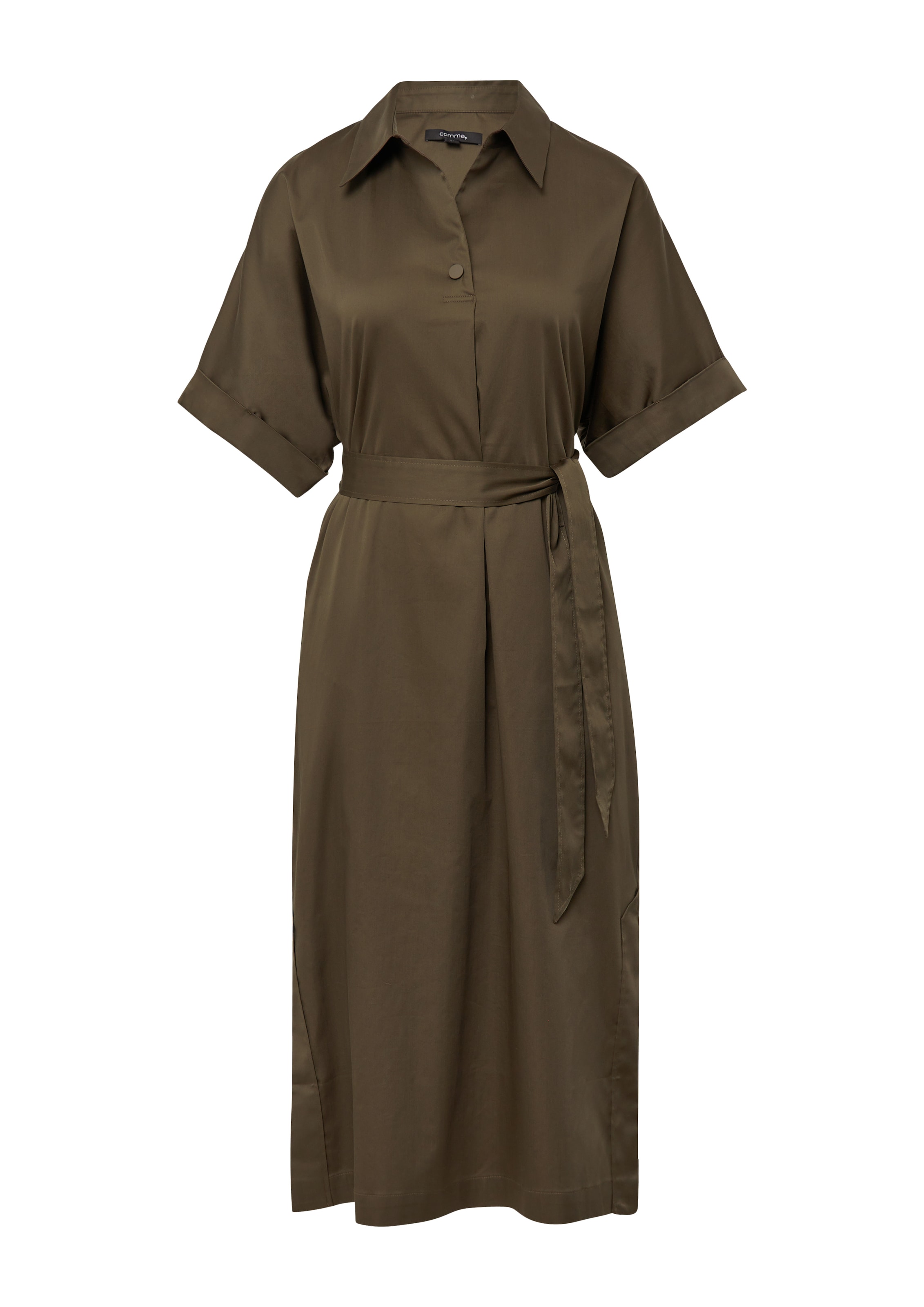 Comma Sommerkleid mit Bindegürtel