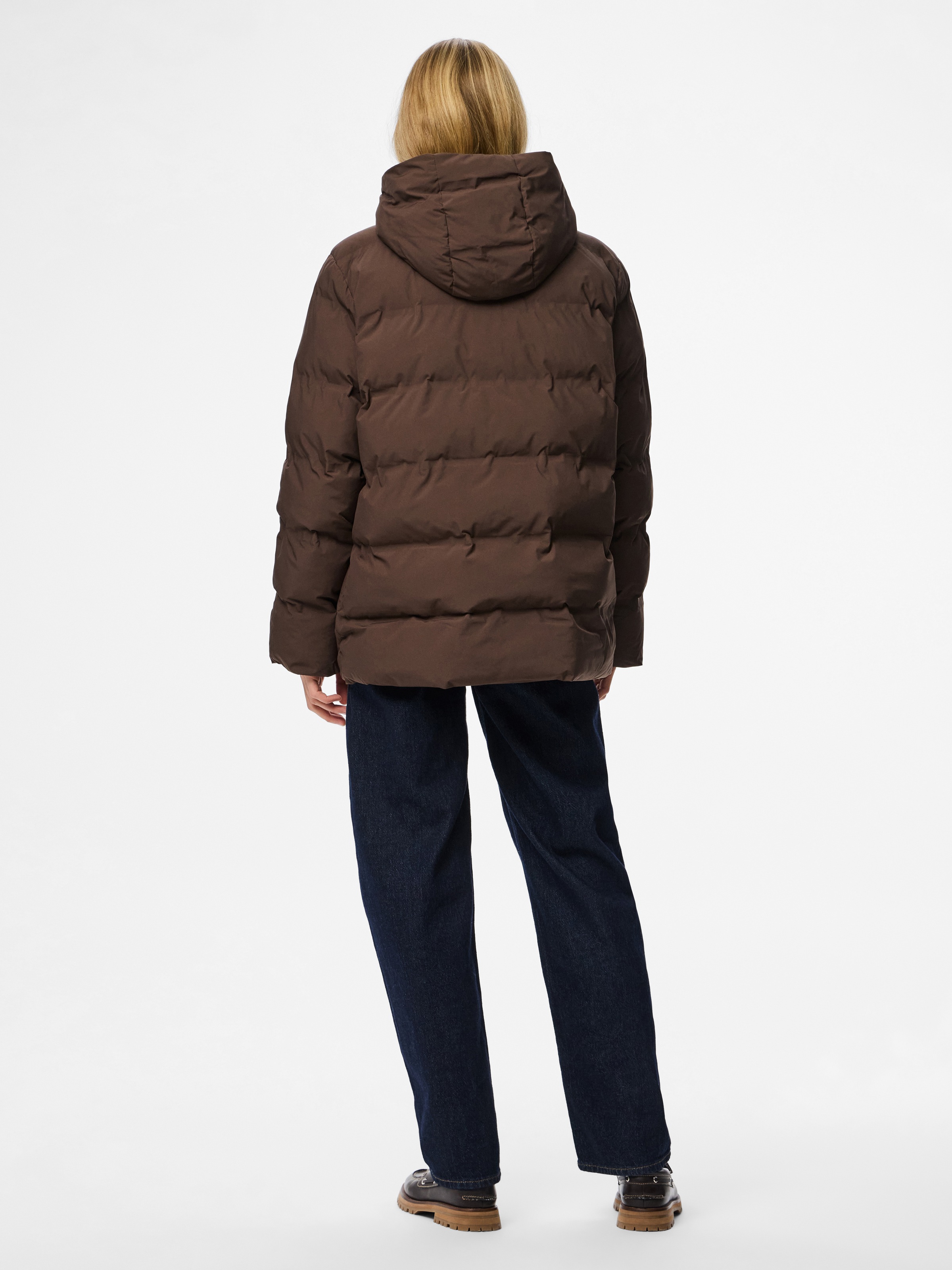 pieces Steppjacke »PCNORMA PUFFER JACKET NOOS BC« mit Kapuze Kunstfaser, regular fit