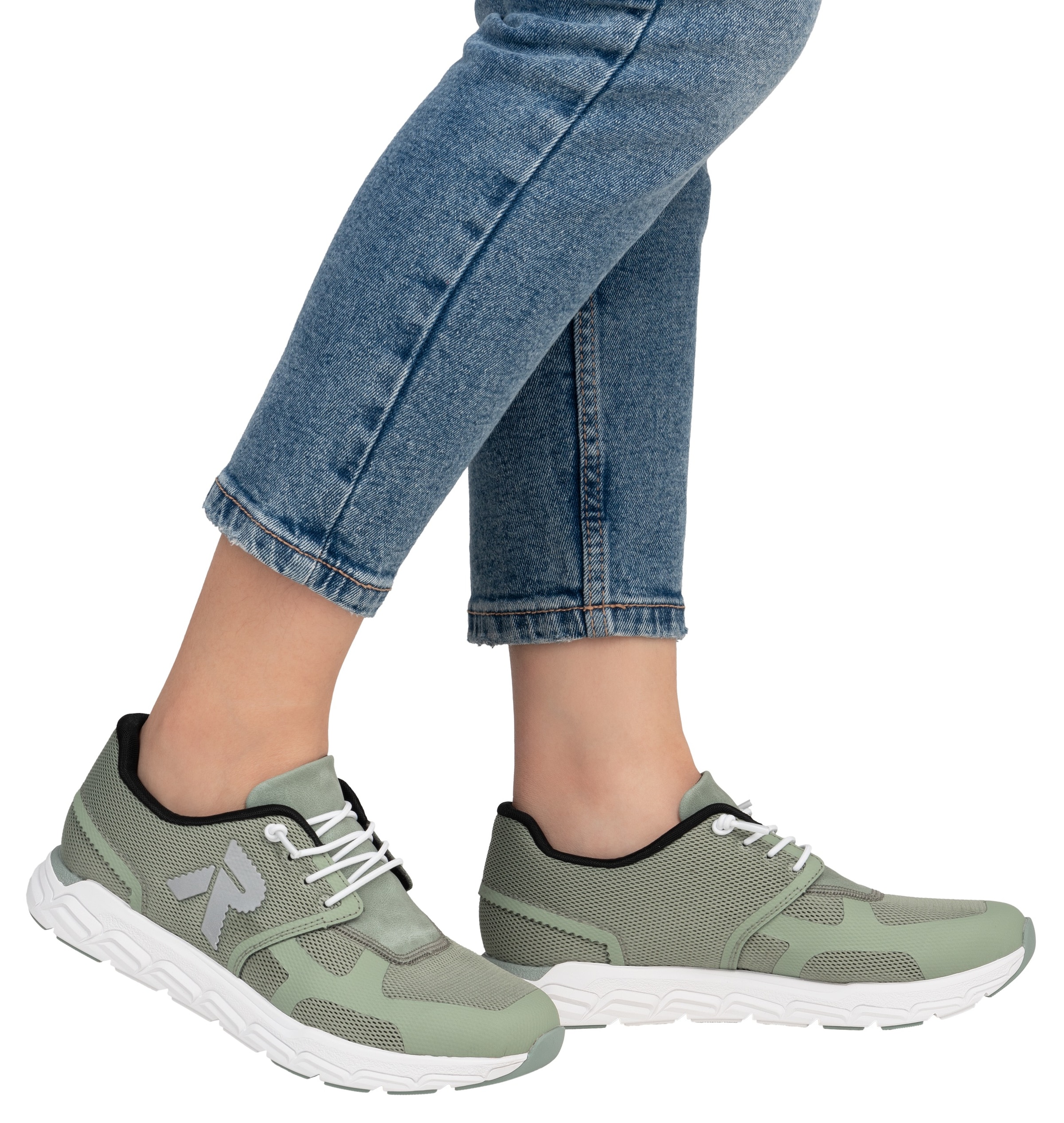 RIEKER Sport Slip-On Sneaker »Preston«, Freizeitschuh, Halbschuh, Schlupfschuh mit Gummizug