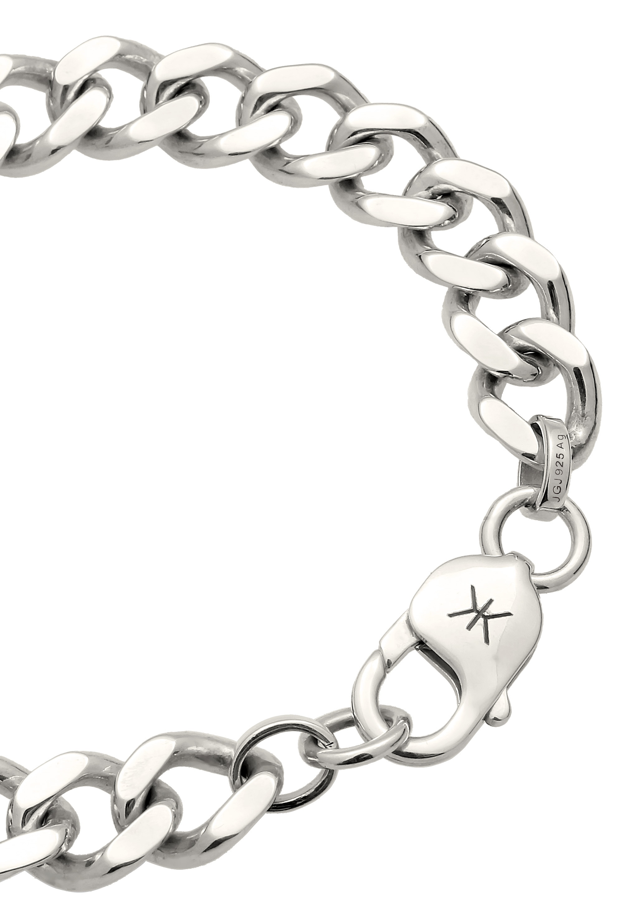 Kuzzoi Armkette »Armband Panzerkette 925 Sterling Silber«