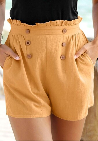 LASCANA Shorts, im Paperbag-Look kaufen
