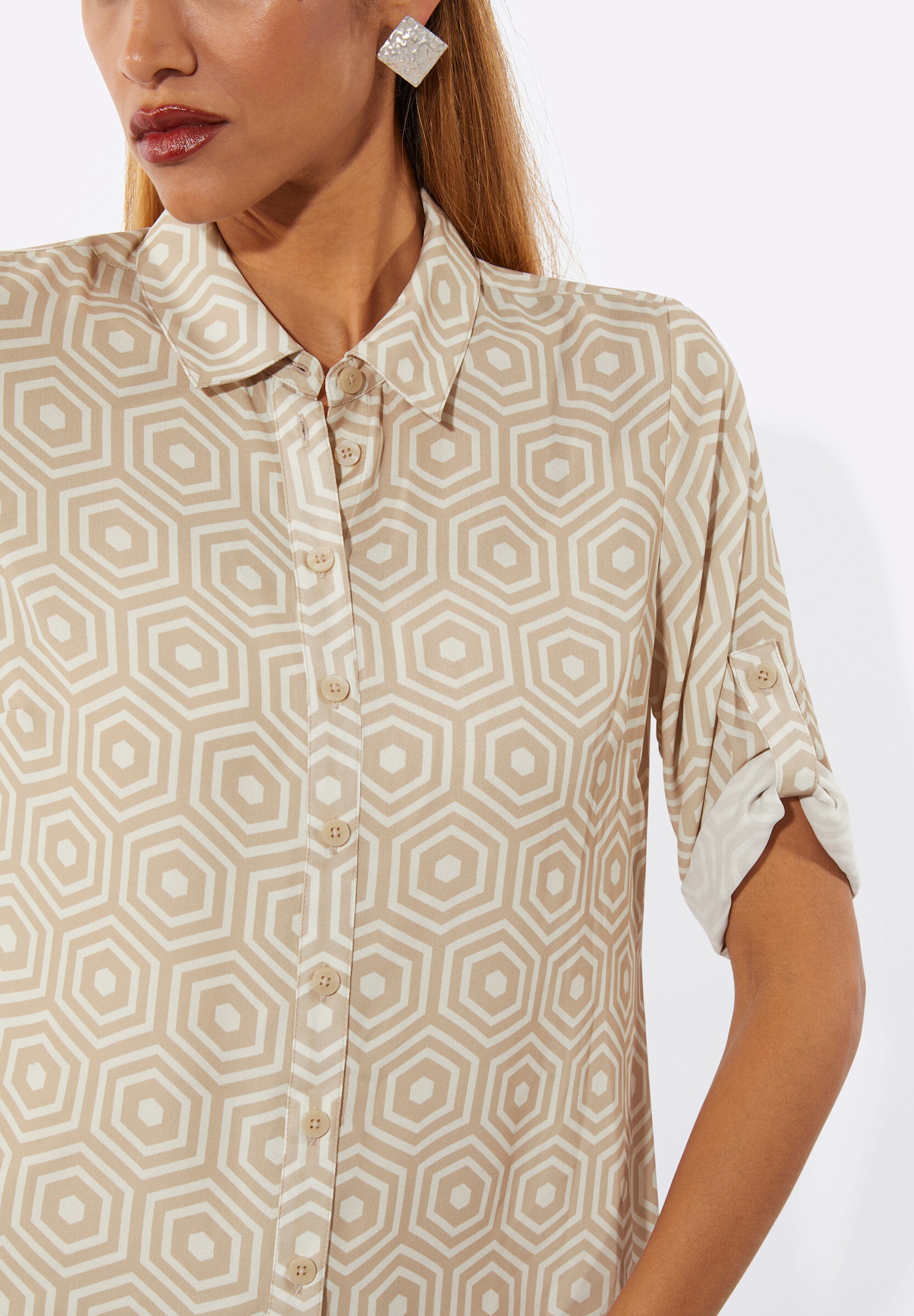 creation L Klassische Bluse »Bluse Hemdbluse in pflegeleichter Qualität«